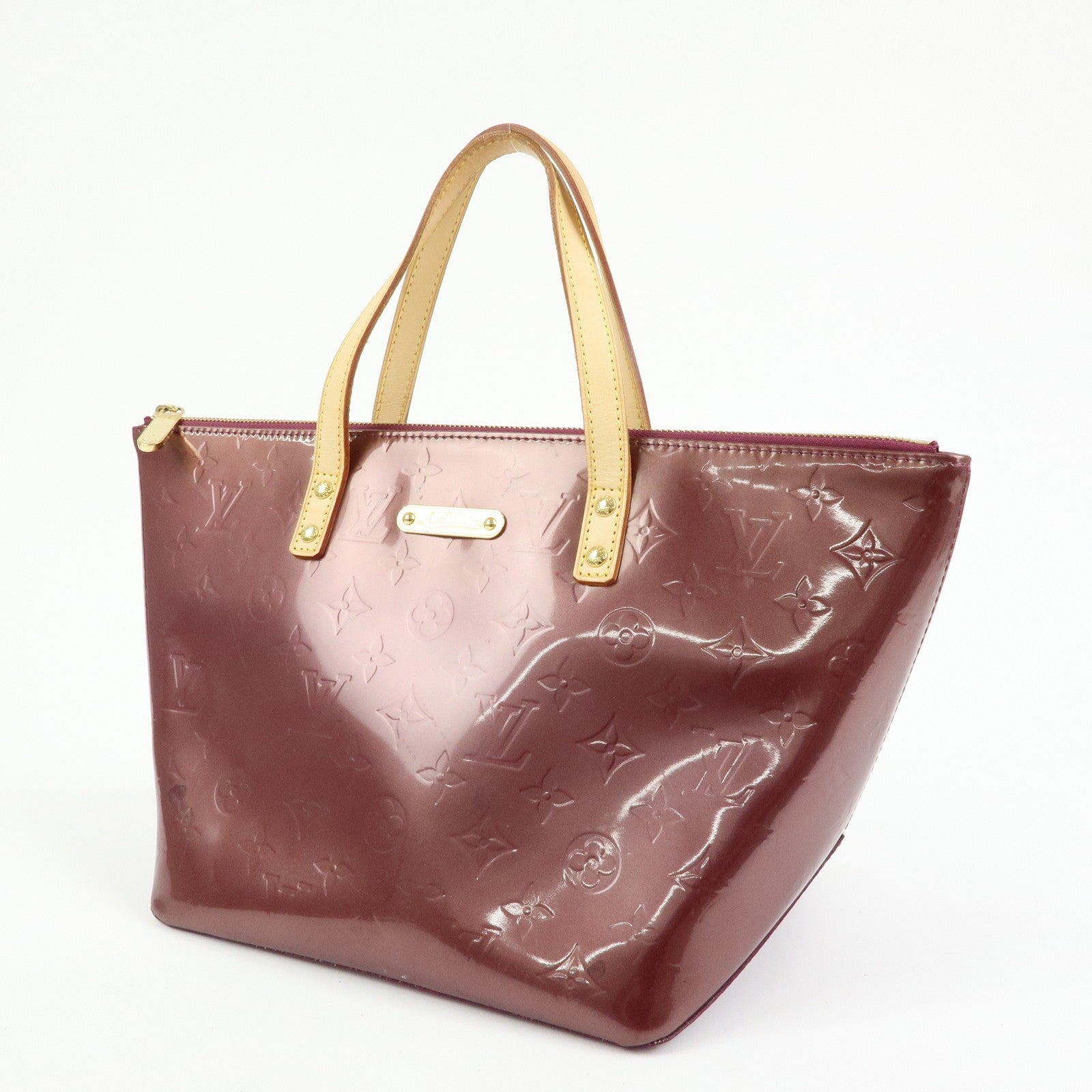 Louis Vuitton Monogram Vernis Bellevue PM Hand Bag Violet