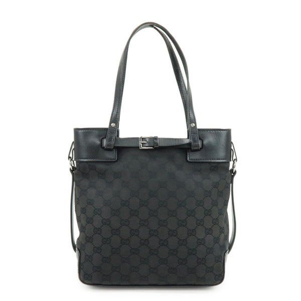 Gucci Tote Bag - Black, Canvas Leather