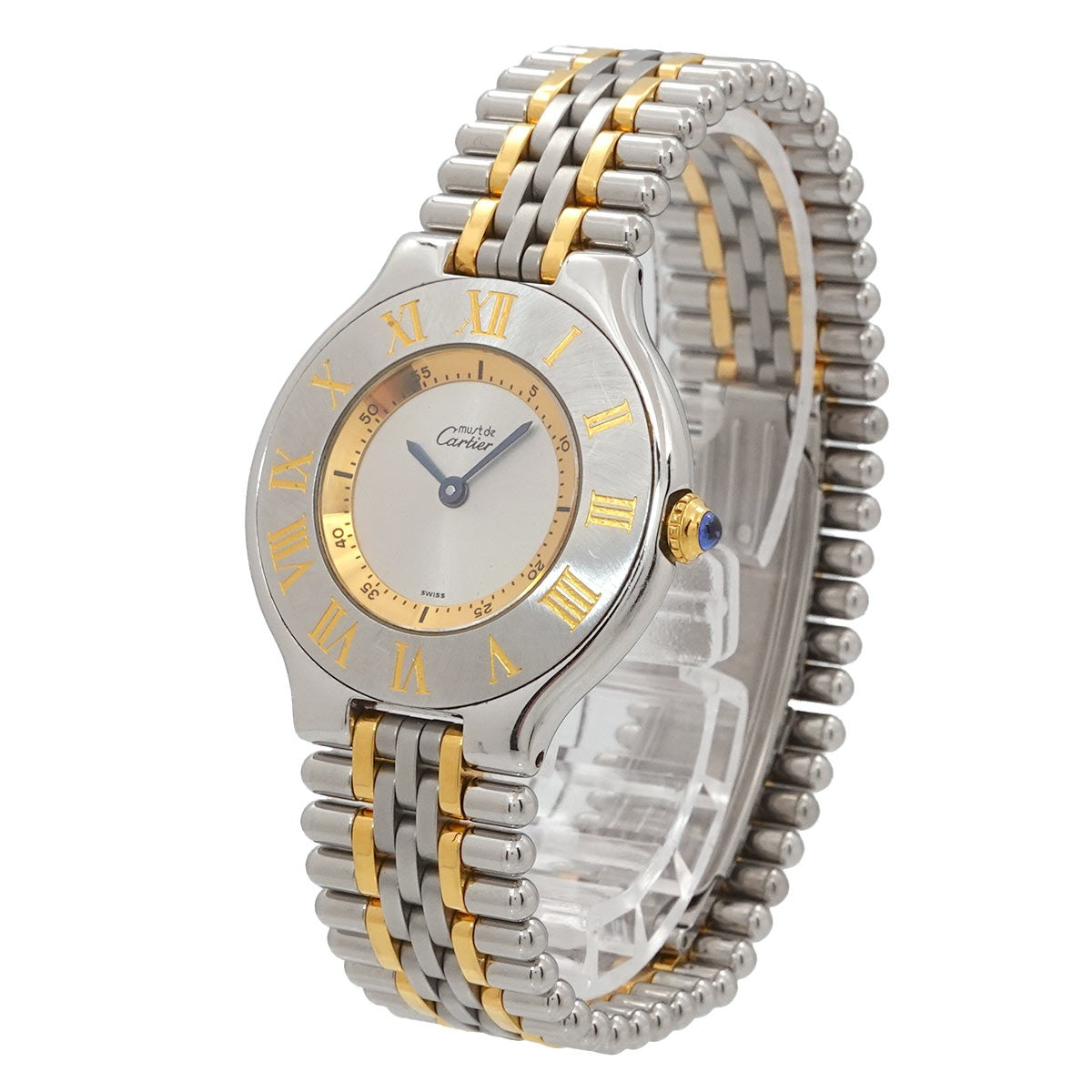Cartier Must 21 W10072F4 Watch - Silver, Stainless steel,YGP