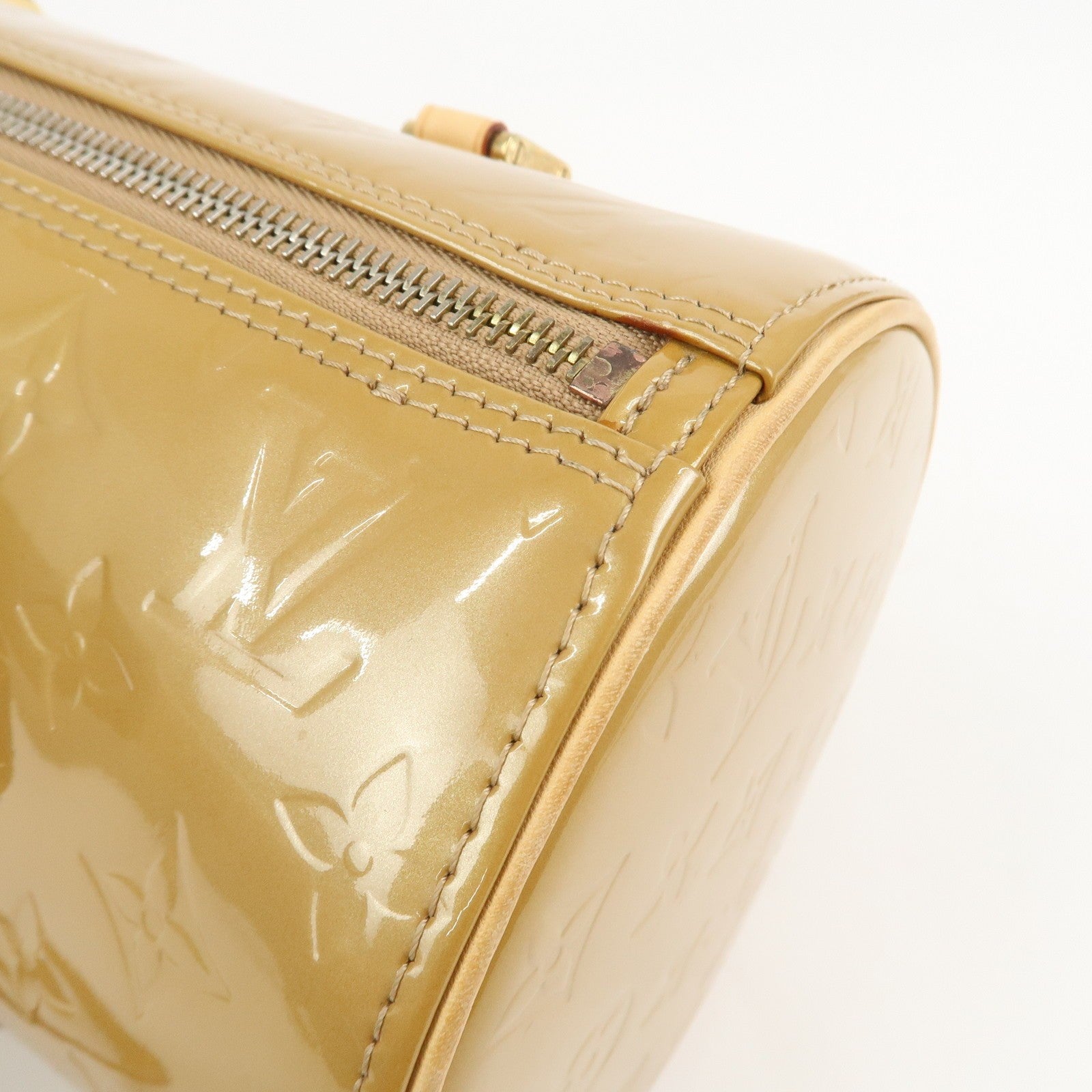 Louis Vuitton Monogram Vernis Bedford Handbag - Beige, Vernis Leather