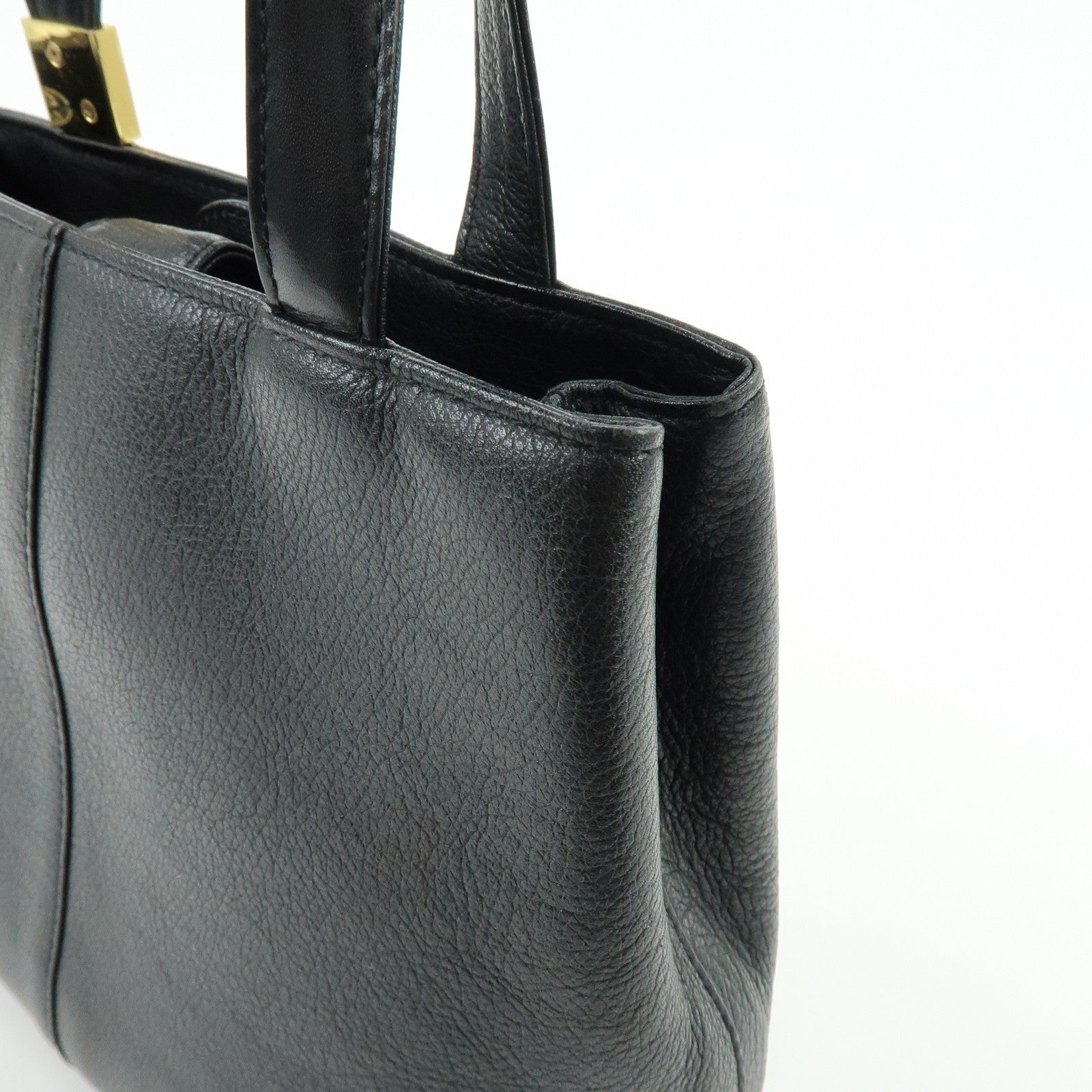 Burberry Mini Hand Bag - Black, Leather