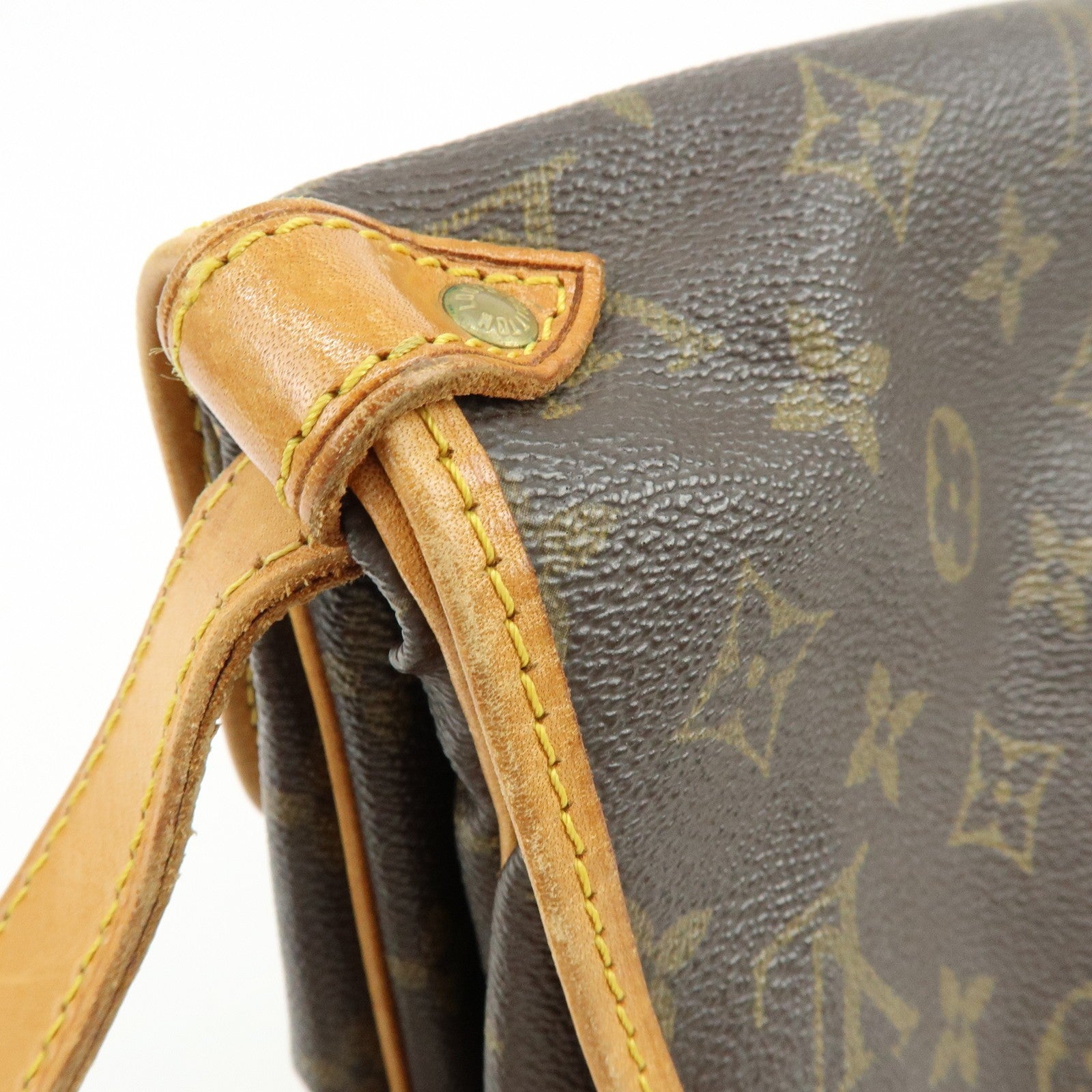 Louis Vuitton Monogram Saumur 30 Canvas Shoulder Bag Brown