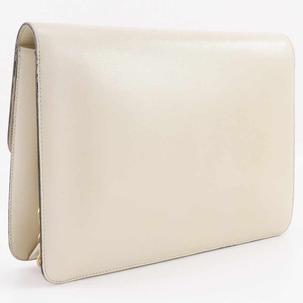 Chanel ChainShoulder Shoulder Bag - Off White, Calfskin