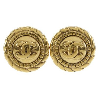 Chanel COCO Mark Earring - Gold, Plated Gold