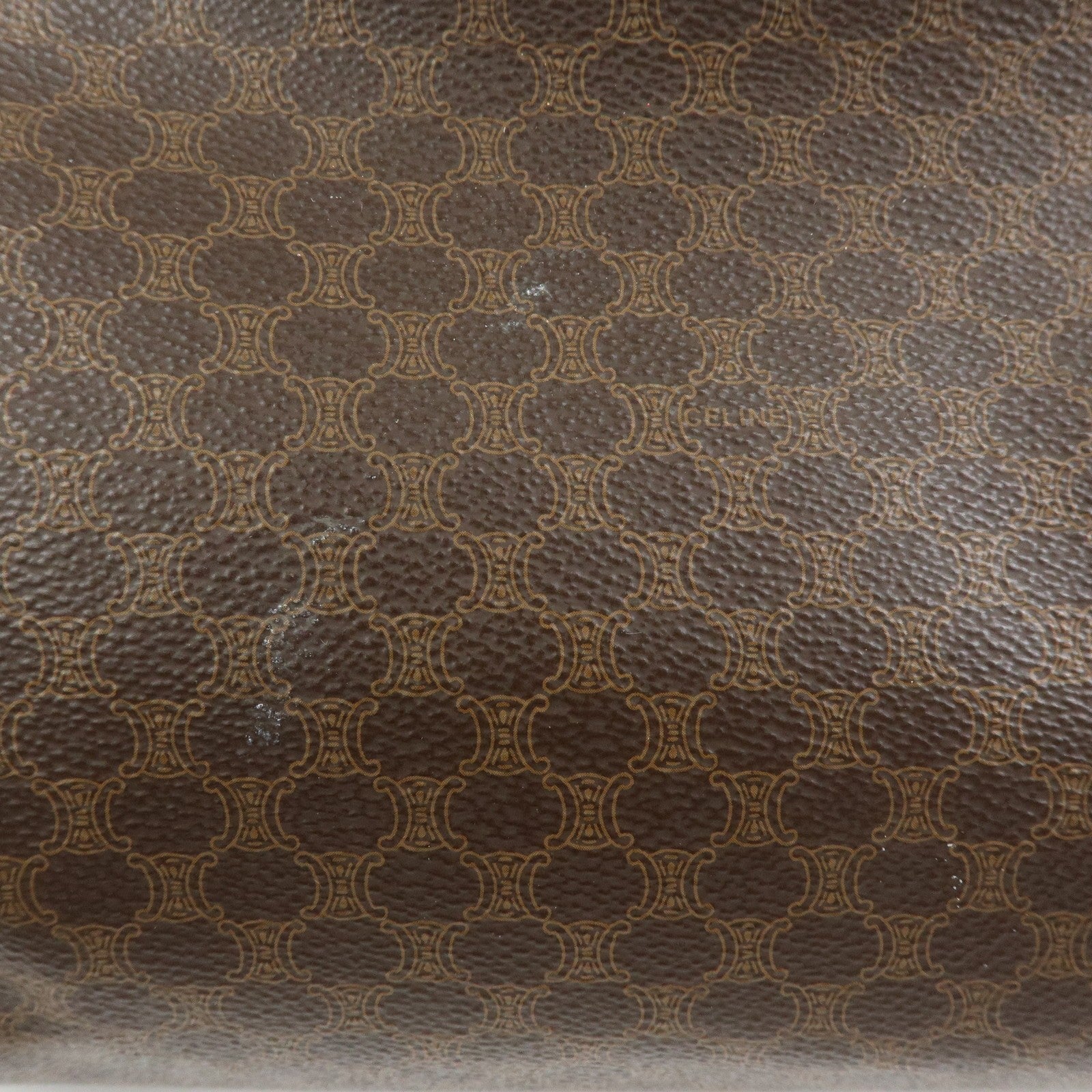 Celine Macadam 2WAY Bag - Brown, PVC Leather