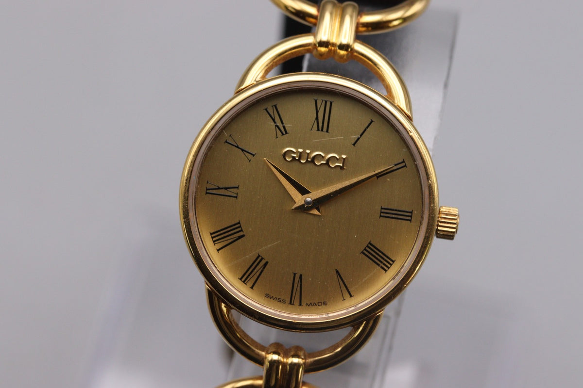 Gucci 6000.2.L Watch - Gold, Stainless Steel