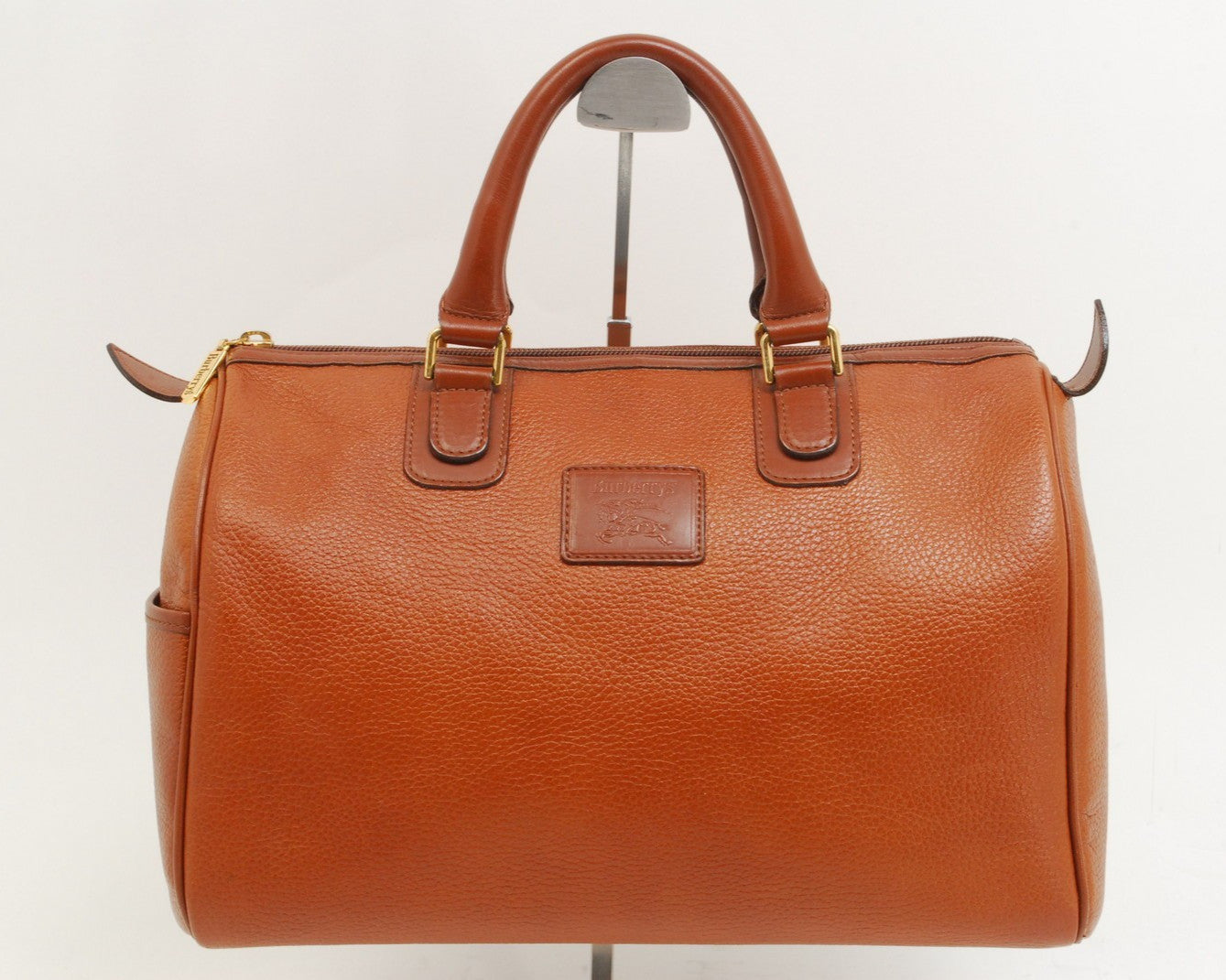 Burberry Nova Check Horse Handbag - Brown, Leather
