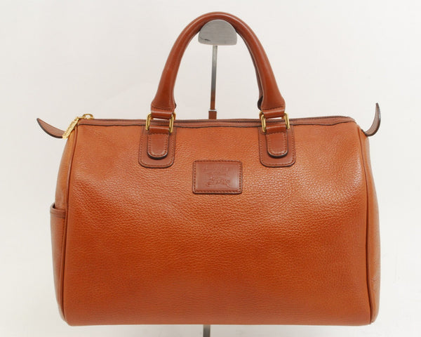 Burberry Nova Check Horse Handbag - Brown, Leather 