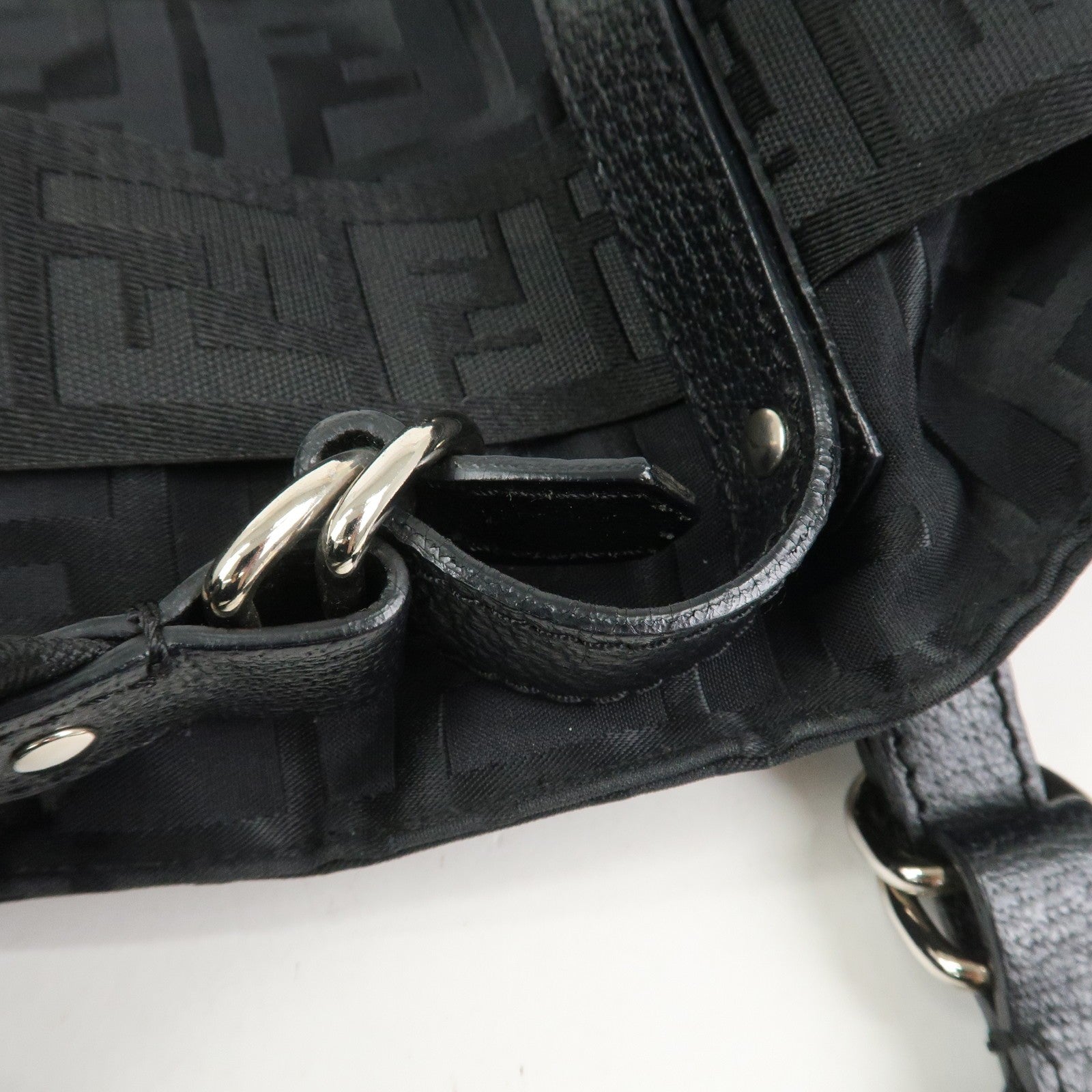 Fendi Shoulder Bag - Black, Nylon and Leather