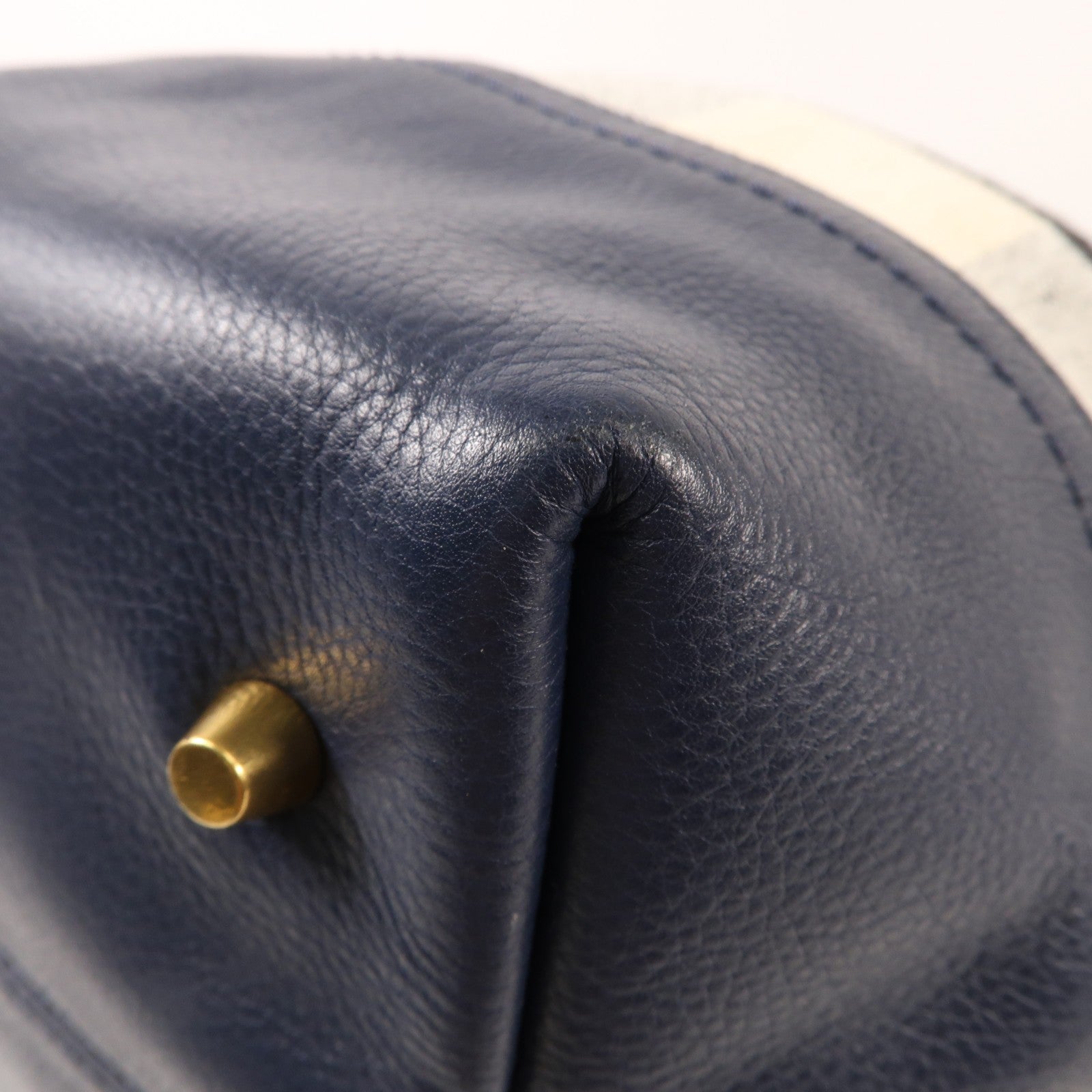 Burberry GHW Shoulder Bag - Blue, Canvas