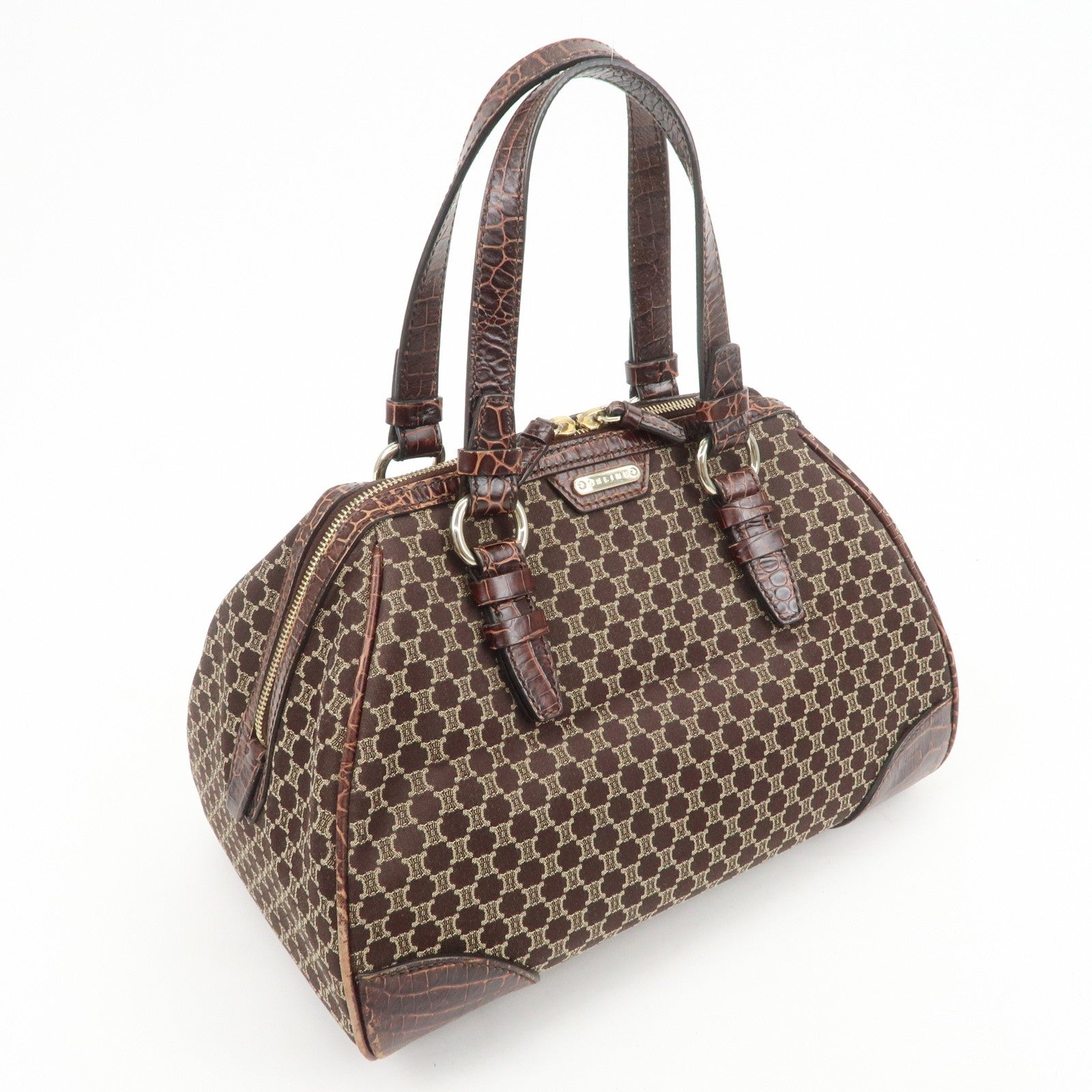 Celine celine bag Hand Bag - Brown, Canvas