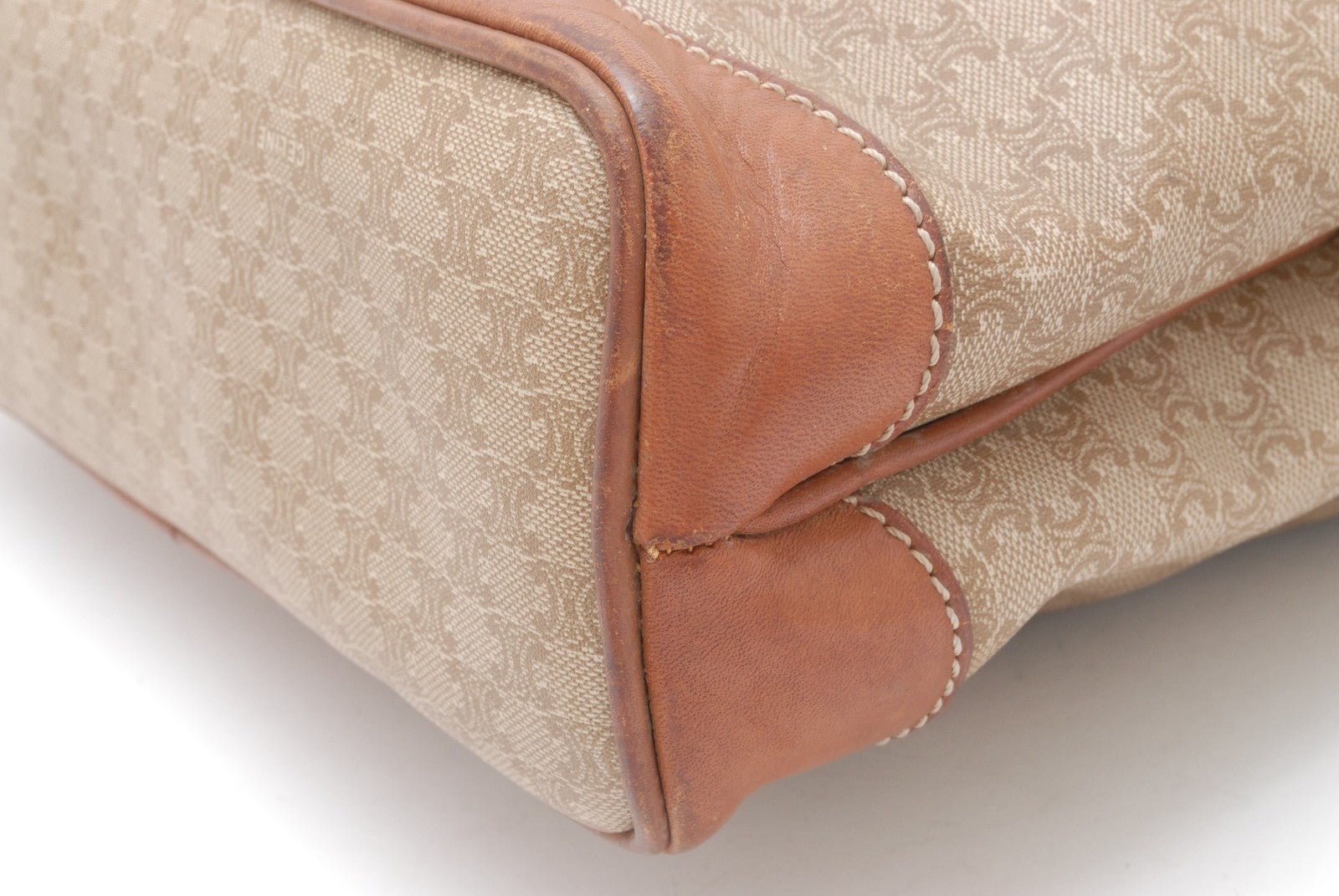 Celine Macadam Handbag - Brown, PVC