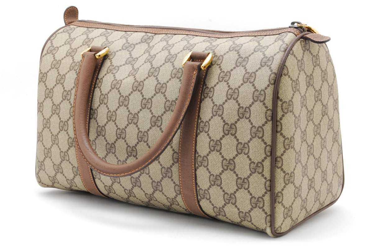 Gucci GG Supreme Shoulder Bag - Beige Brown, Canvas Leather