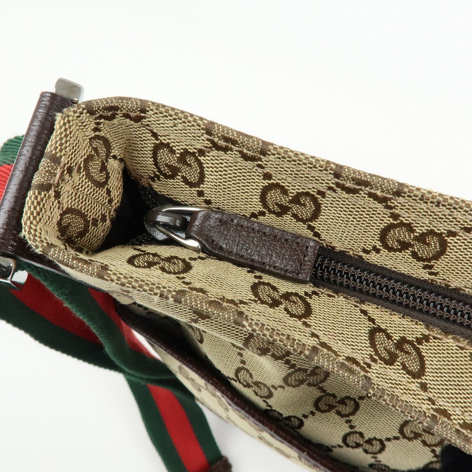 Gucci Shoulder Crossbody Bag - Beige, GG Canvas, Leather