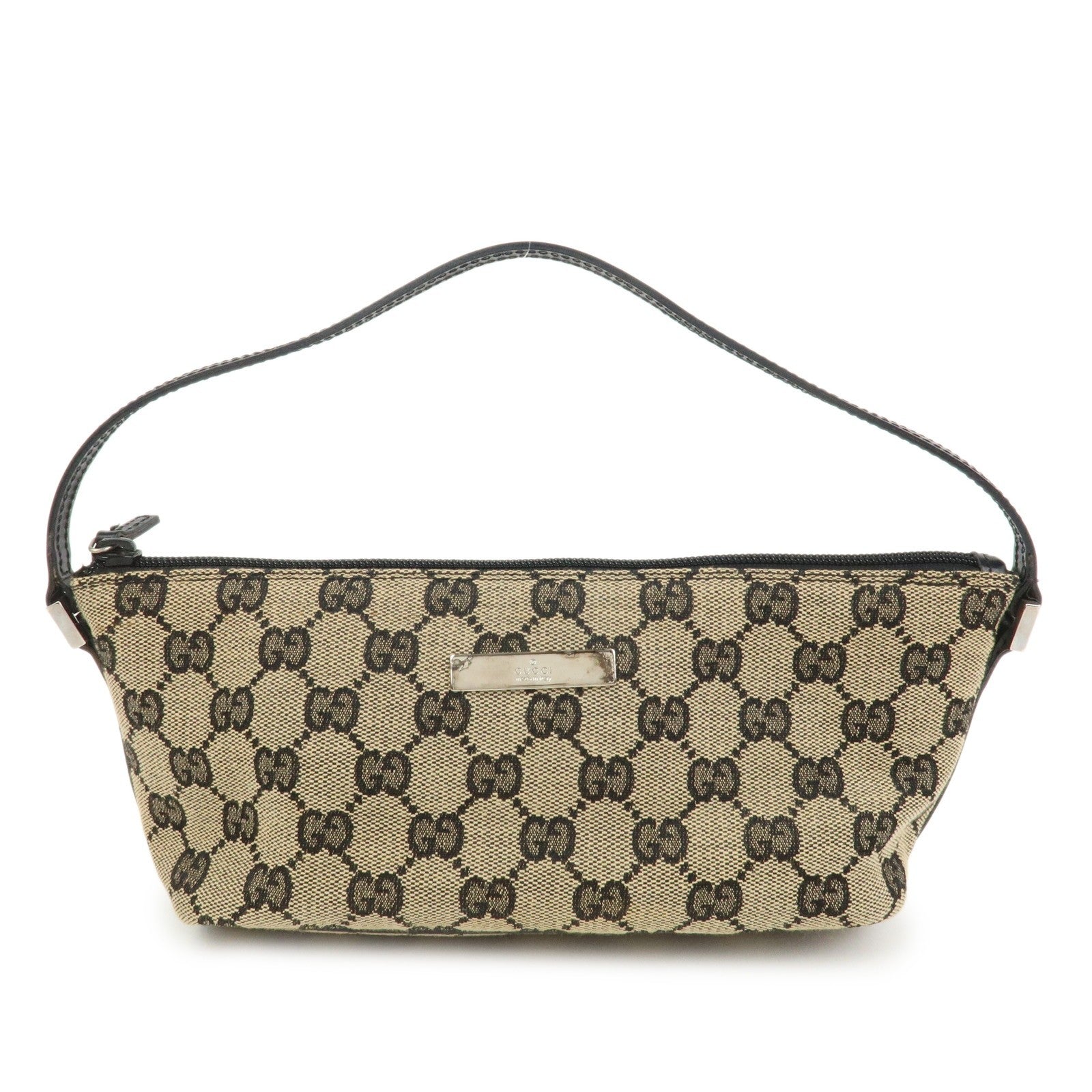 Gucci Boat Hand Bag - Beige, Canvas