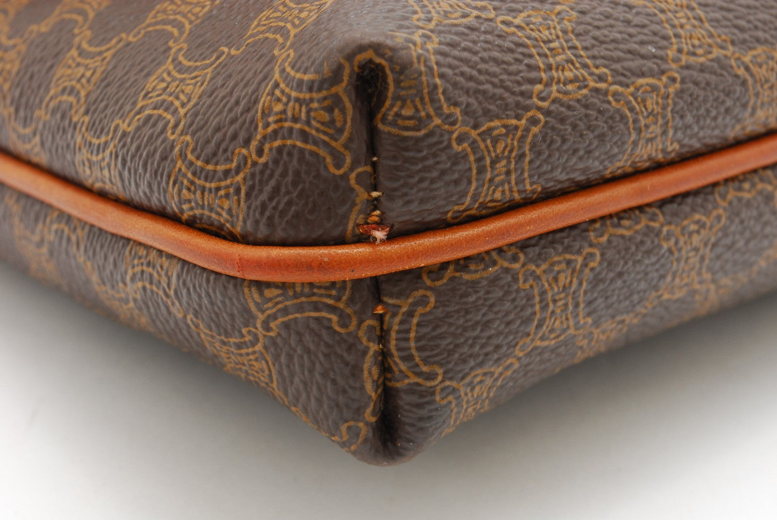 Celine Macadam Clutch - Brown, Leather and PVC 