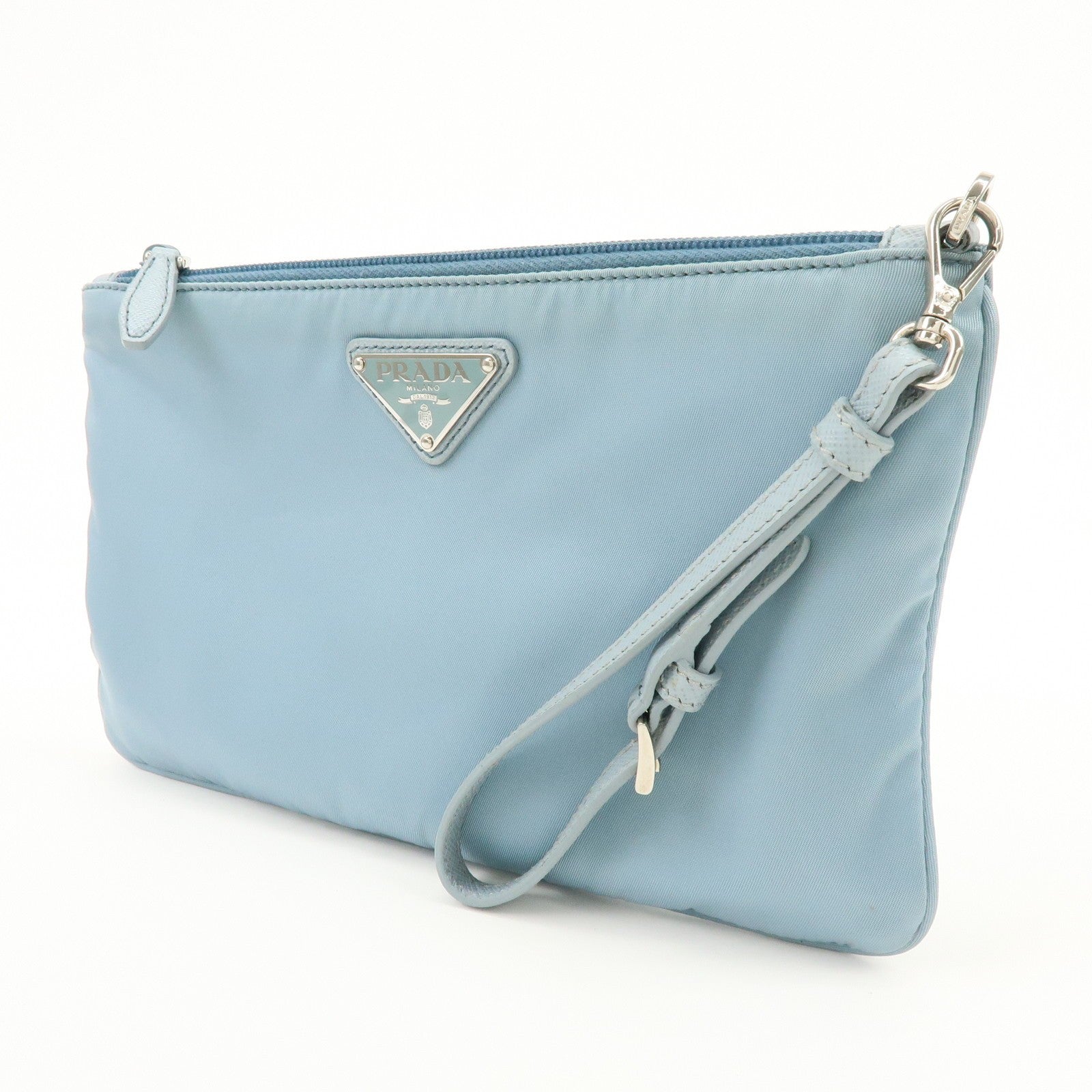 Prada 1NH545 Pouch - Light Blue, Nylon