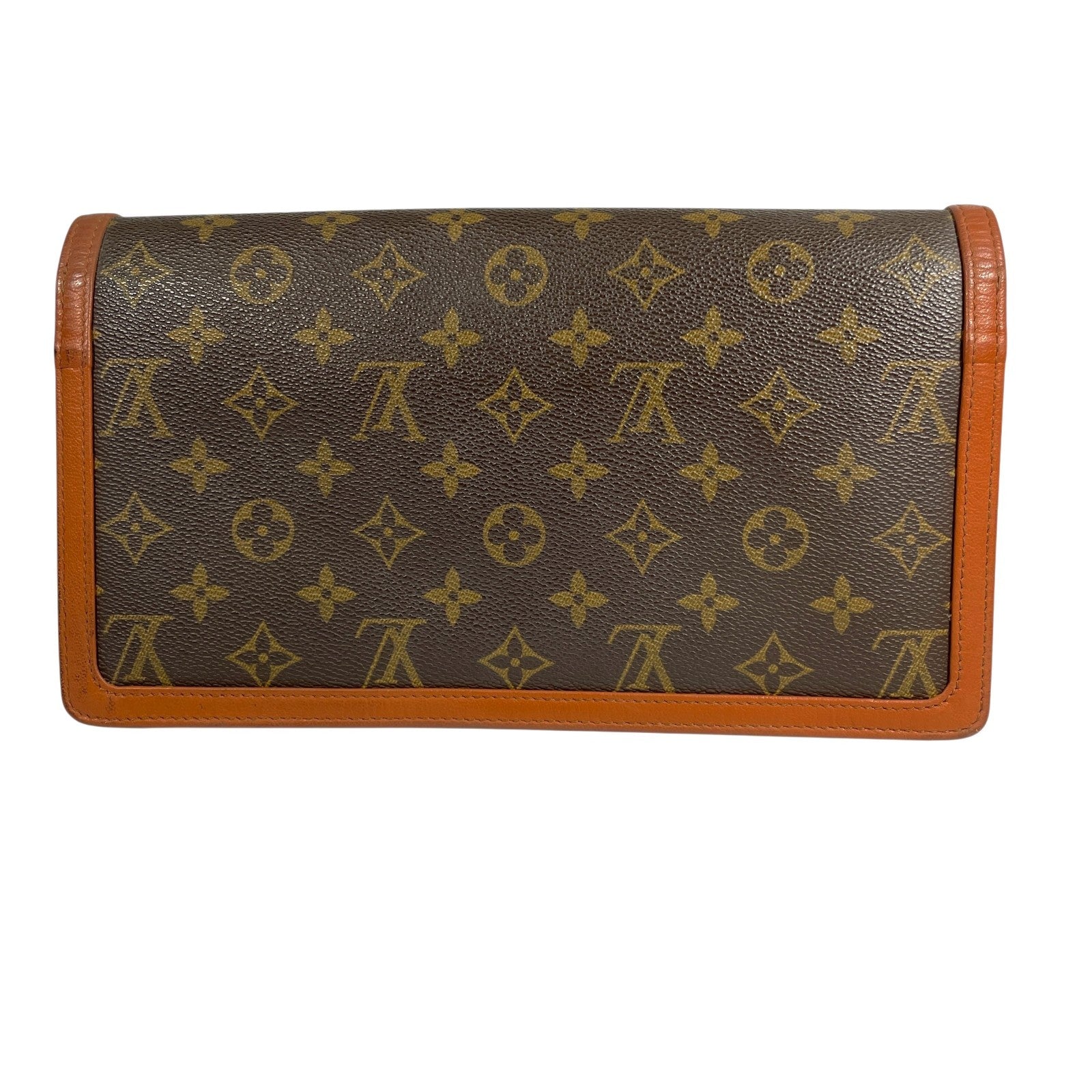 Louis Vuitton Pochette Dam GM Monogram Clutch Bag - Brown, PVC