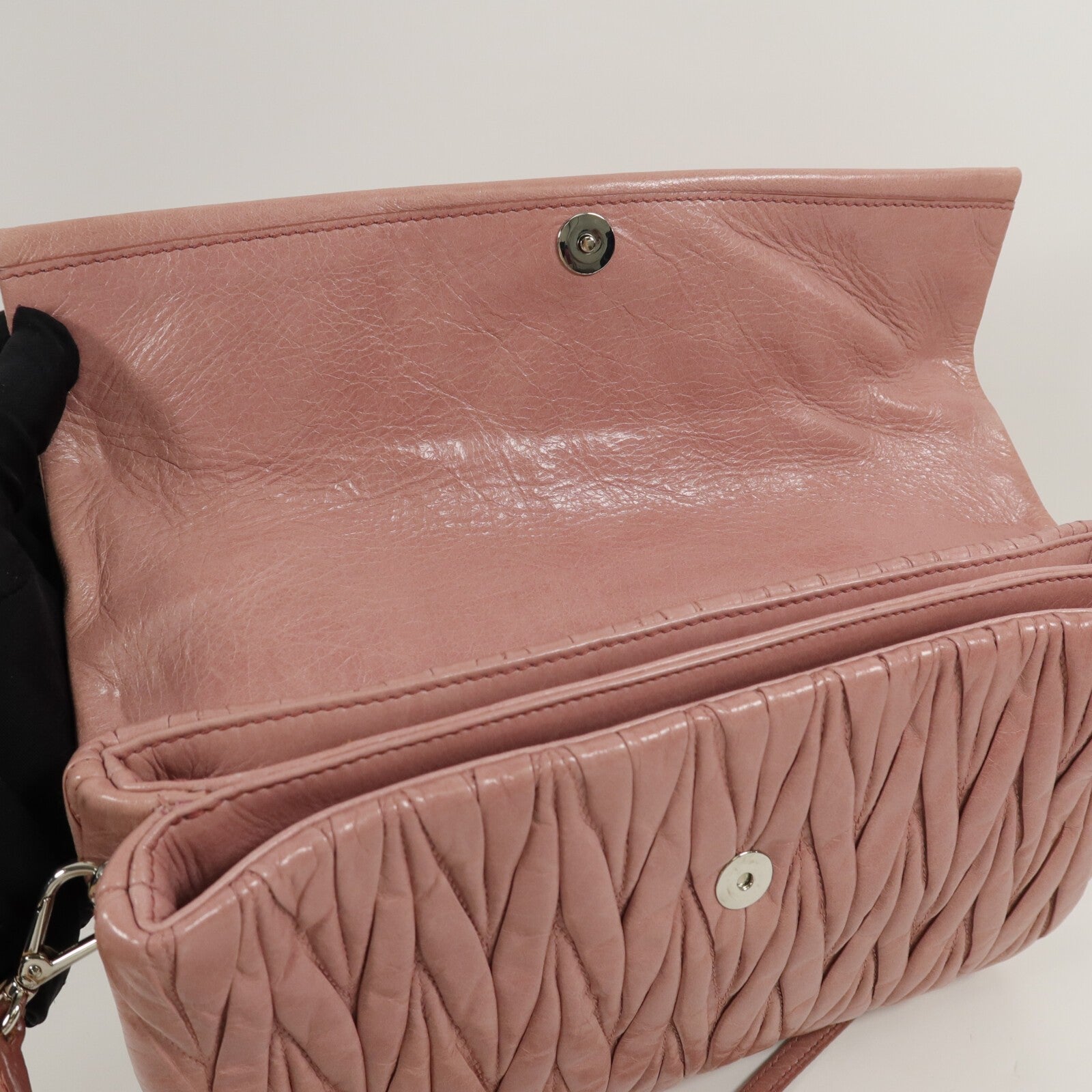 Miu Miu SHW Shoulder Bag - Pink, Calfskin Leather