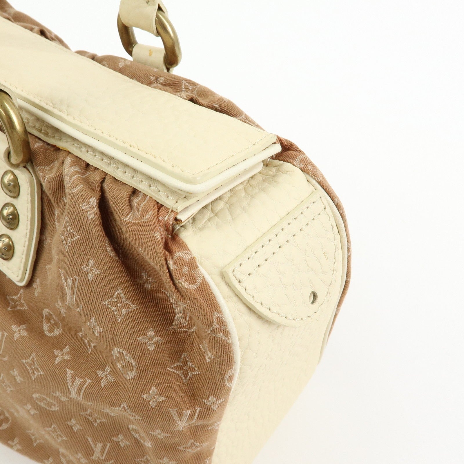 Louis Vuitton Hand Bag - Camel, Monogram Mini Lin Canvas