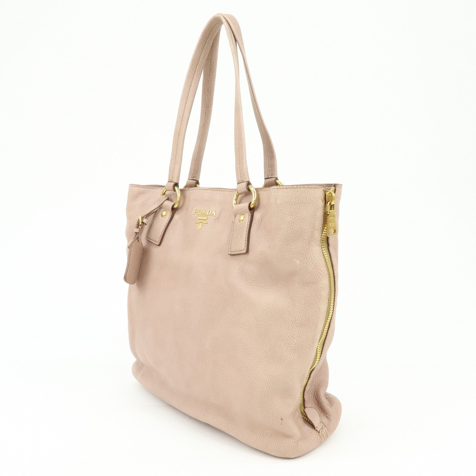 Prada Tote Bag - Pink, Leather