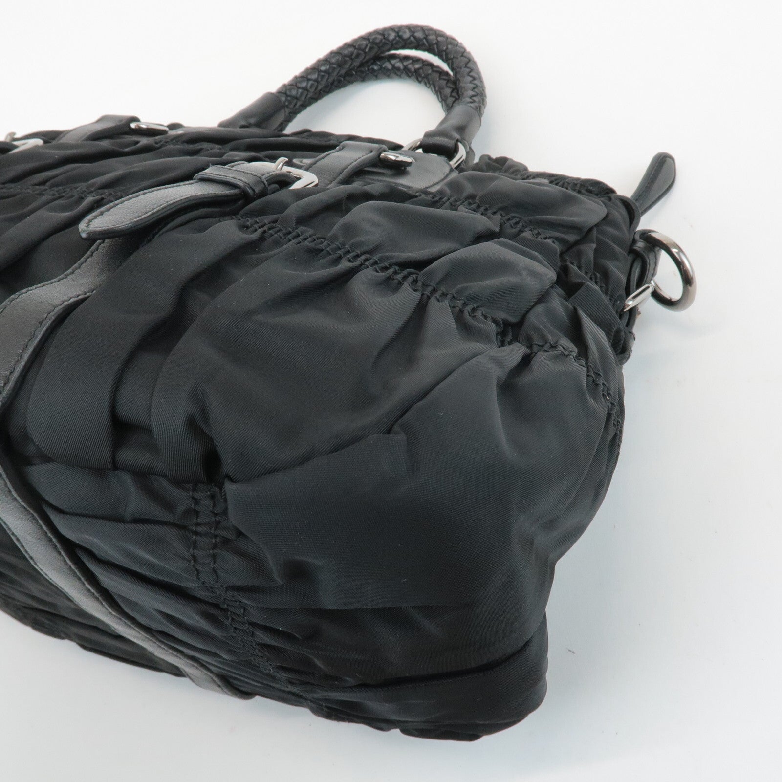 Prada Handbag - Black, Nylon and Leather