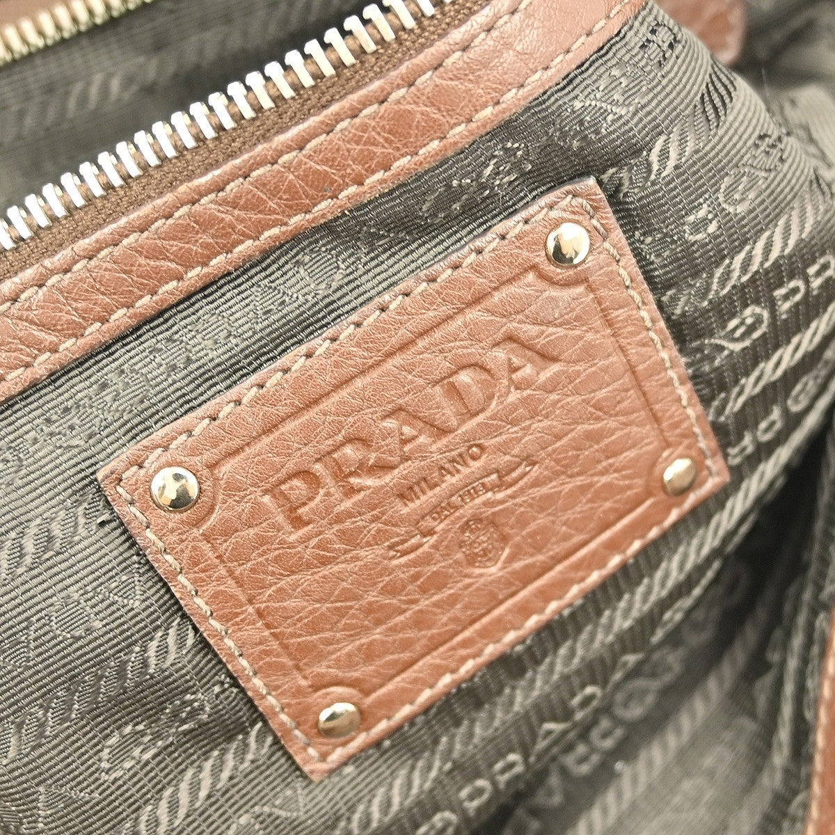 Prada Tote Handbag - Brown, Leather