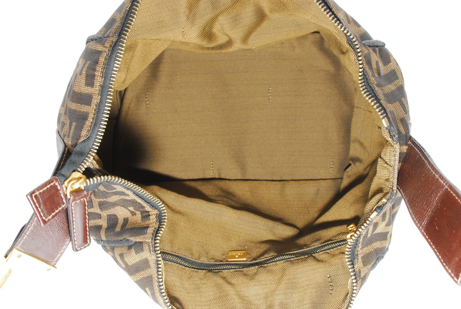 Fendi zucca Vanity Handbag - Brown, Nylon Canvas