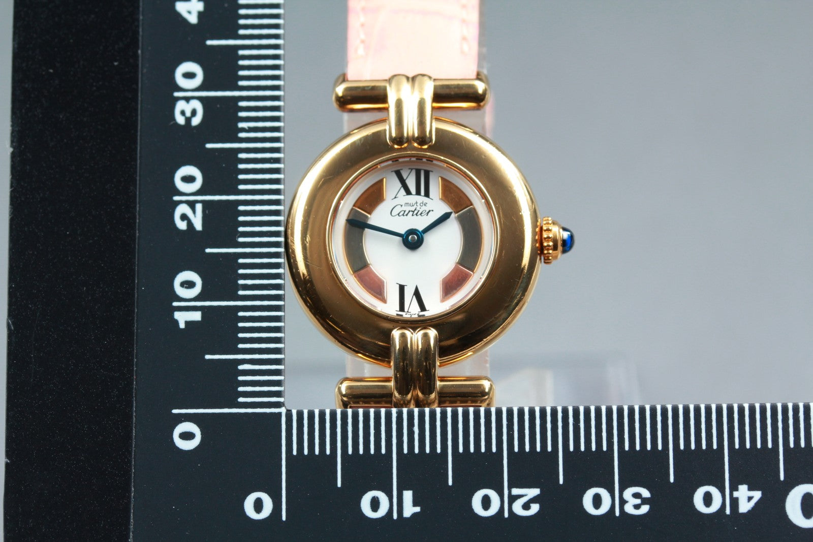 Cartier Must Colisee Vermeil 590002 Watch - Gold Pink, Leather
