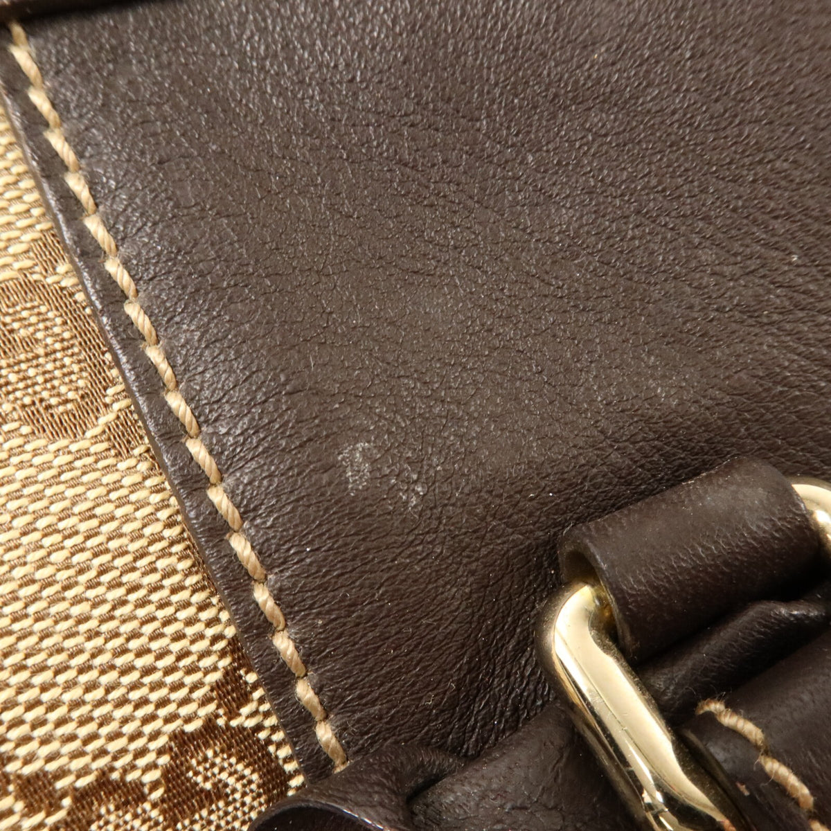 Gucci GG GHW Trophy Boston Handbag - Brown/Beige, GG Canvas