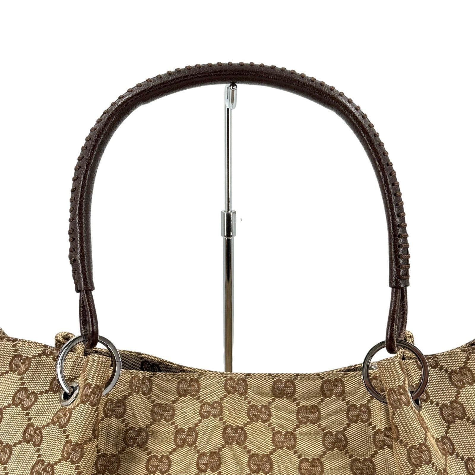 Gucci Abbey Tote Bag - Beige, Canvas and Leather