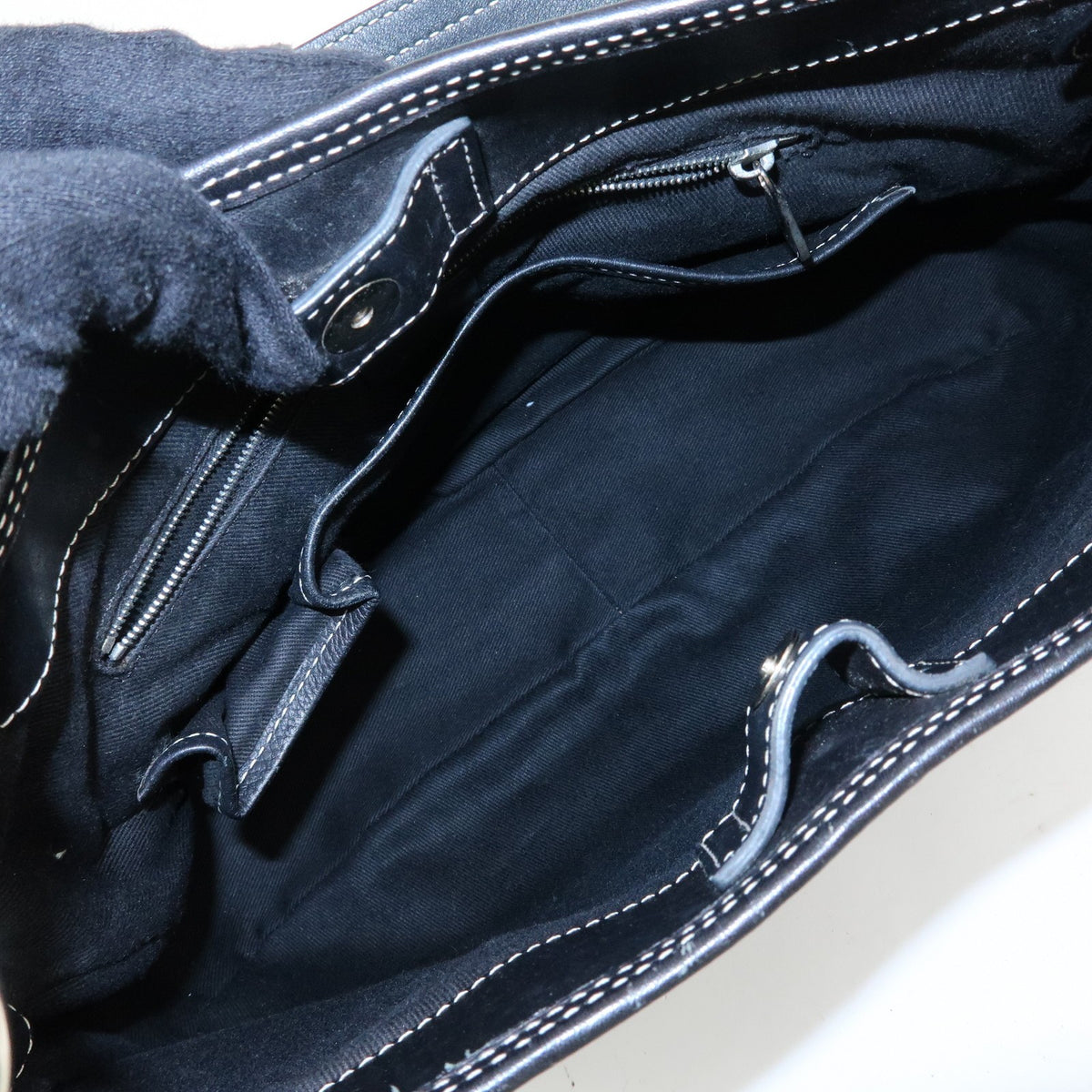 Celine Macadam Shoulder Bag - Black, Canvas, Leather