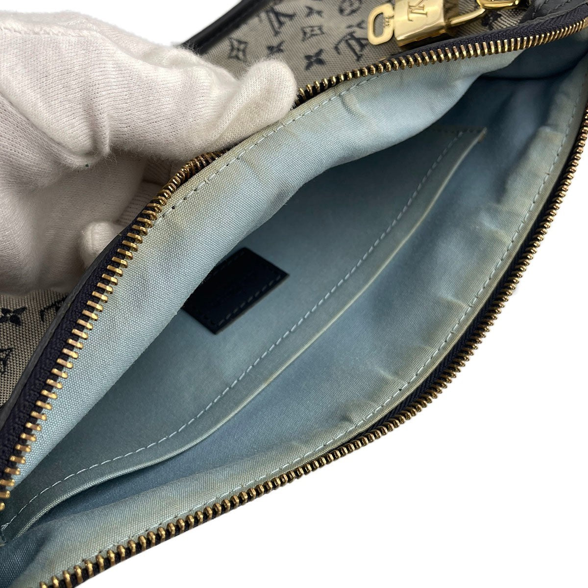 Louis Vuitton Pochette Catherine Shoulder Bag - Navy, Cotton