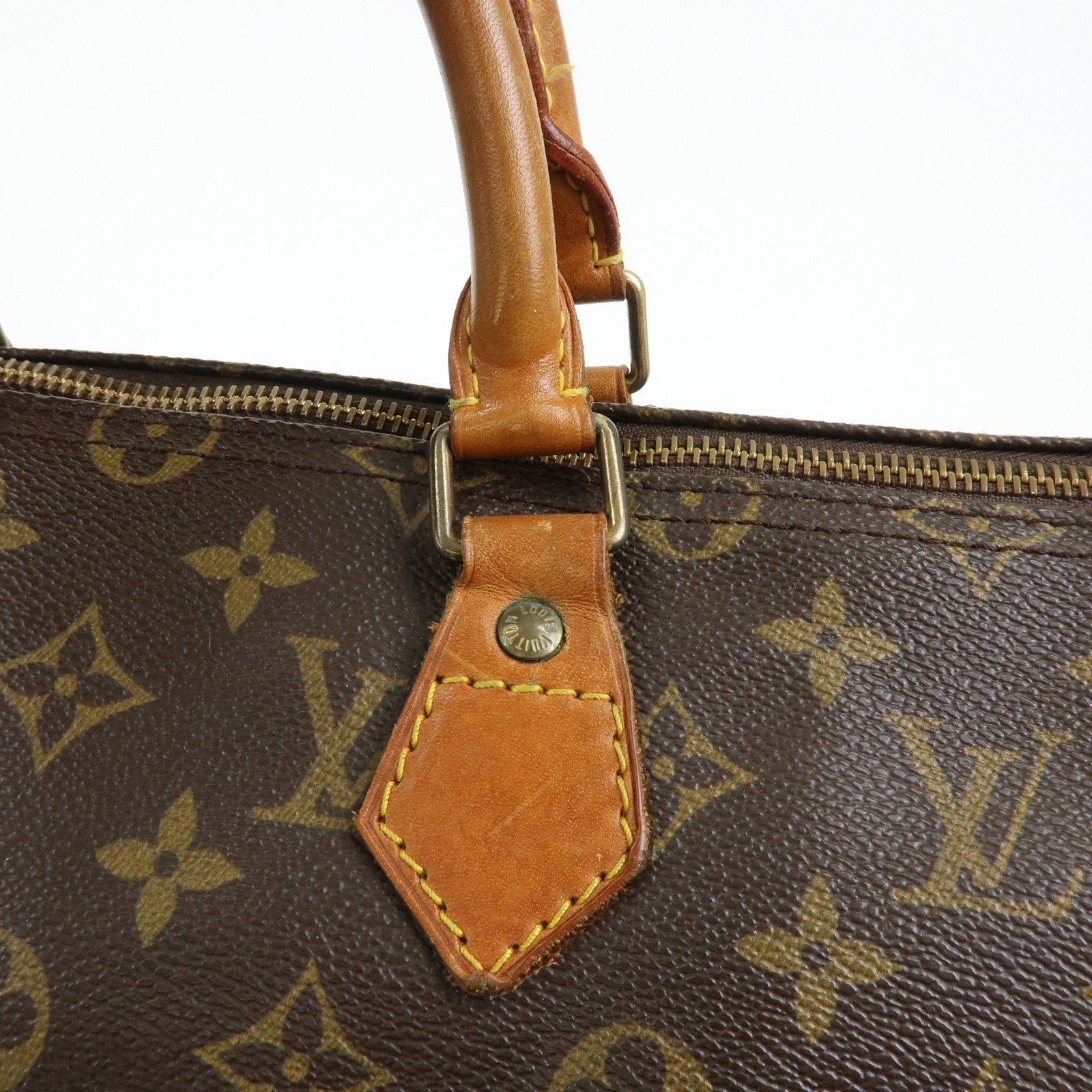 Louis Vuitton Speedy 35 Hand Bag - Monogram, Monogram Canvas, Nume Leather