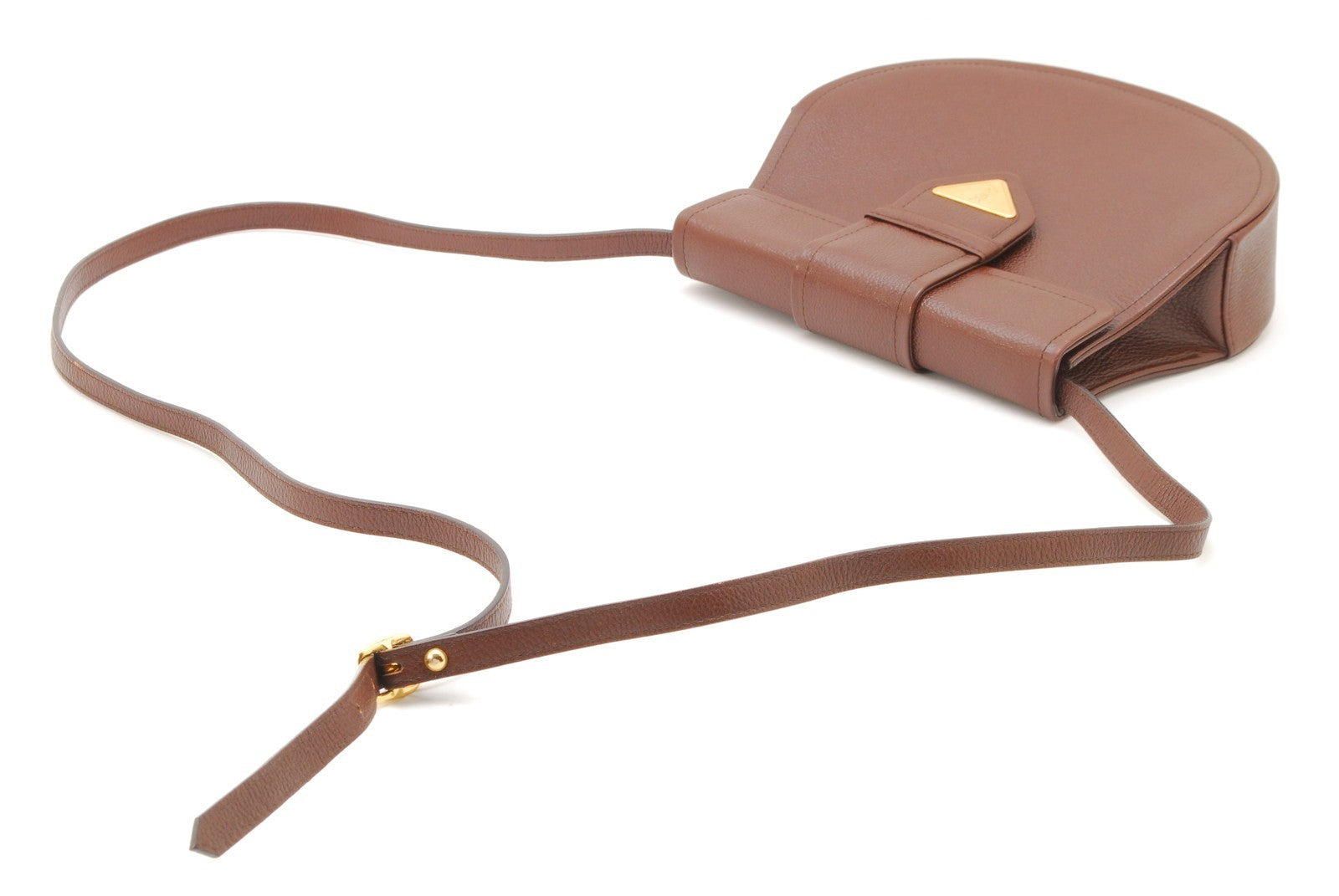 Saint Laurent Vintage Shoulder Crossbody Bag - Brown, Leather