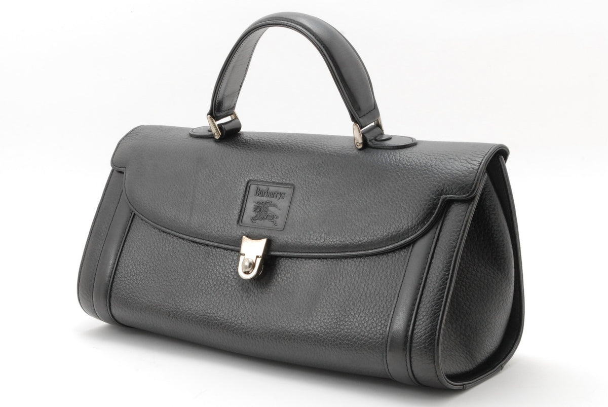 Burberry Hand Bag - Black, Leather