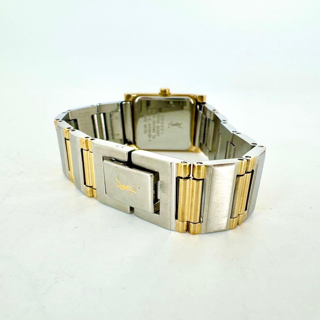 Yves Saint Laurent Square Ladies Watch - Silver, Metal