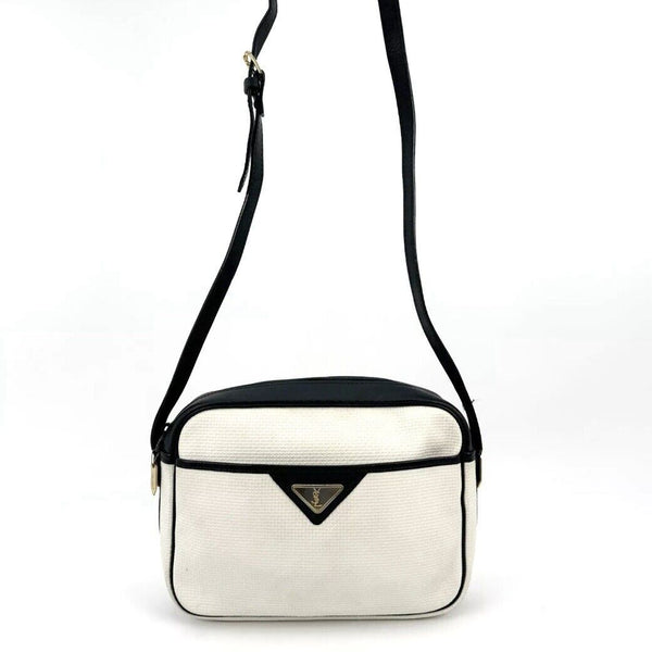YVES SAINT LAURENT Cross Body - White, PVC 