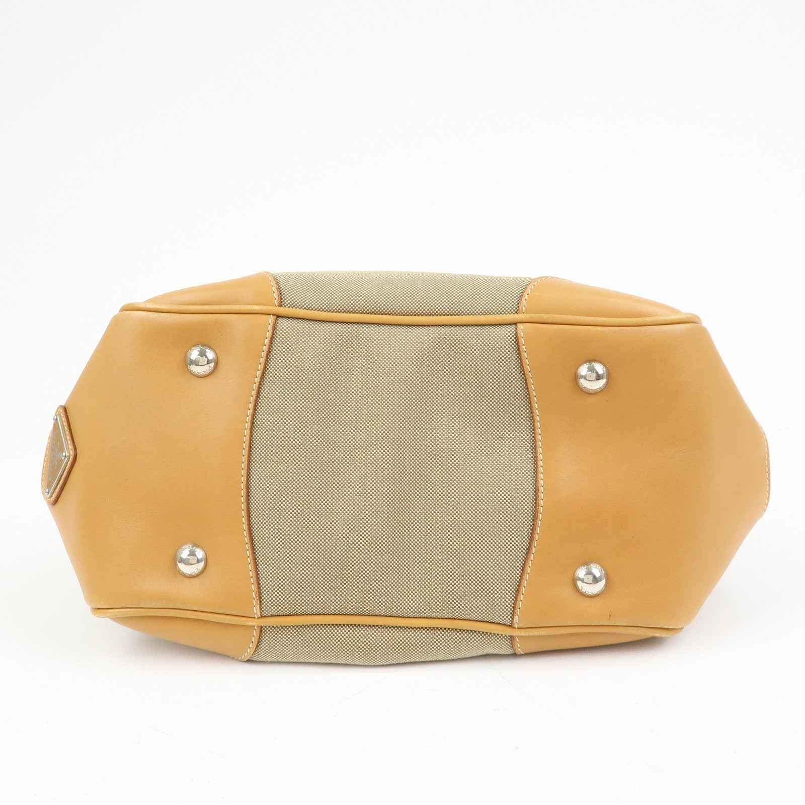 Prada BR3481 Shoulder Bag - Light Brown, Jacquard Leather 