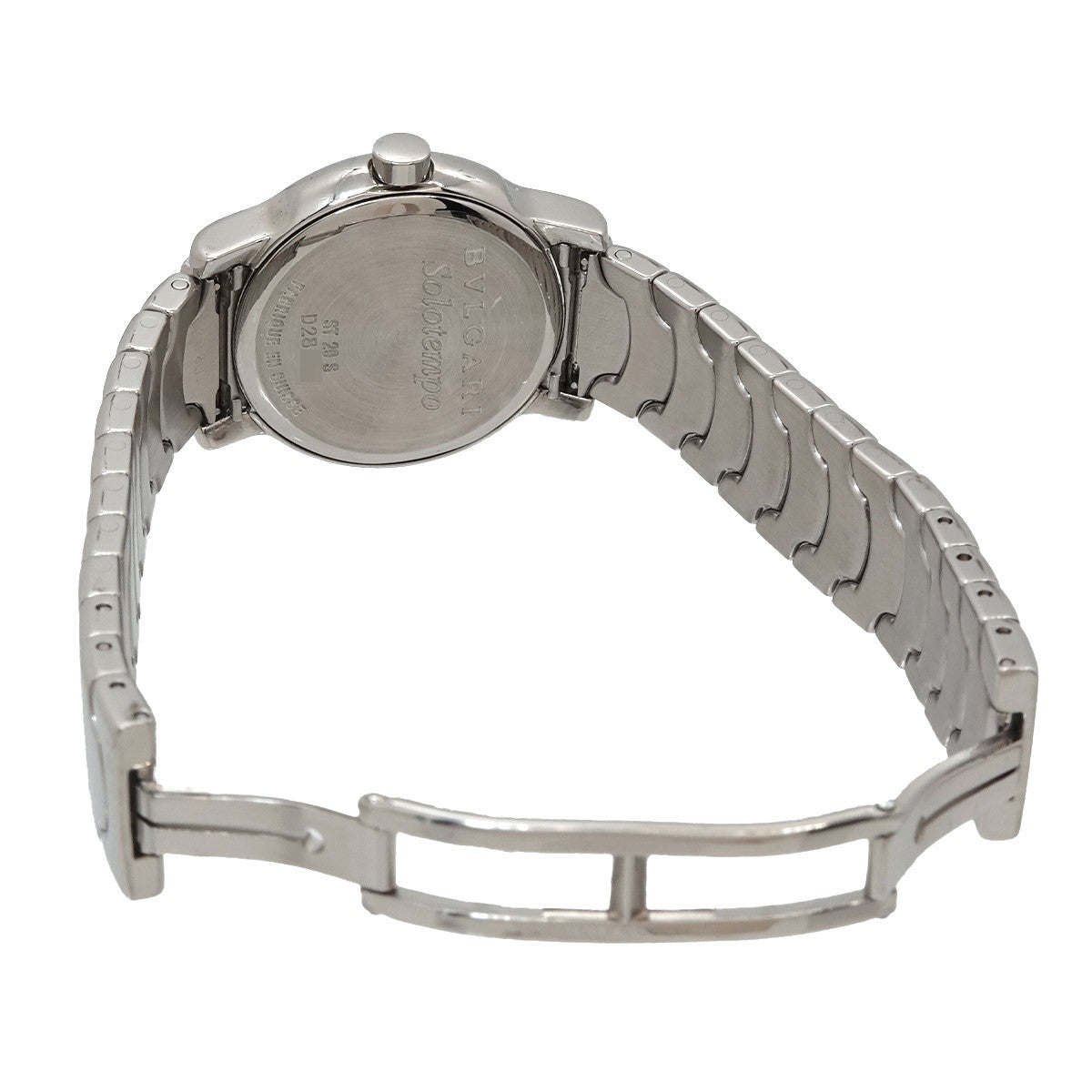 BVLGARI Solo tempo ST29S Watch - White, Stainless steel