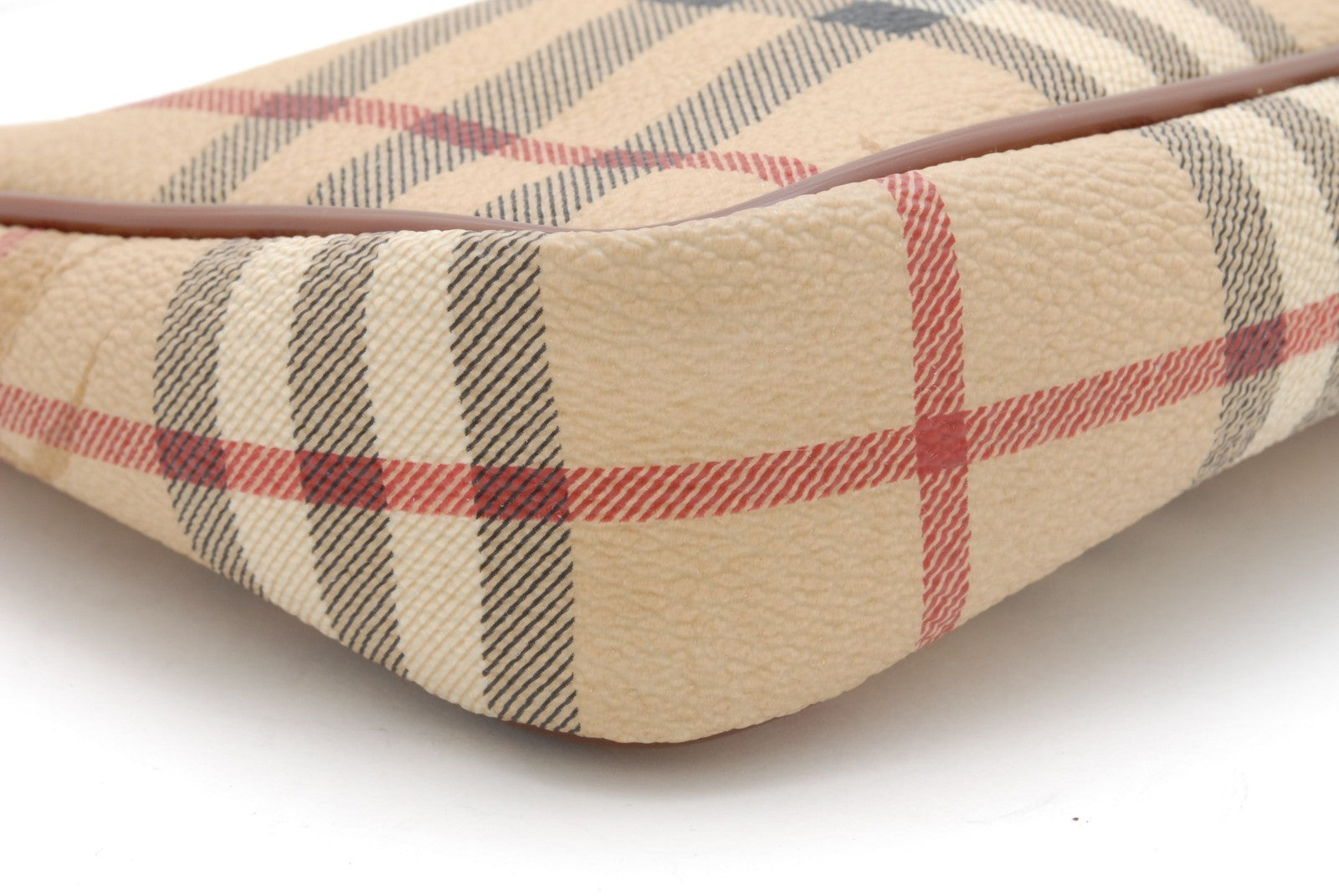 Burberry Nova Check Shoulder Bag - Beige, Canvas, Leather