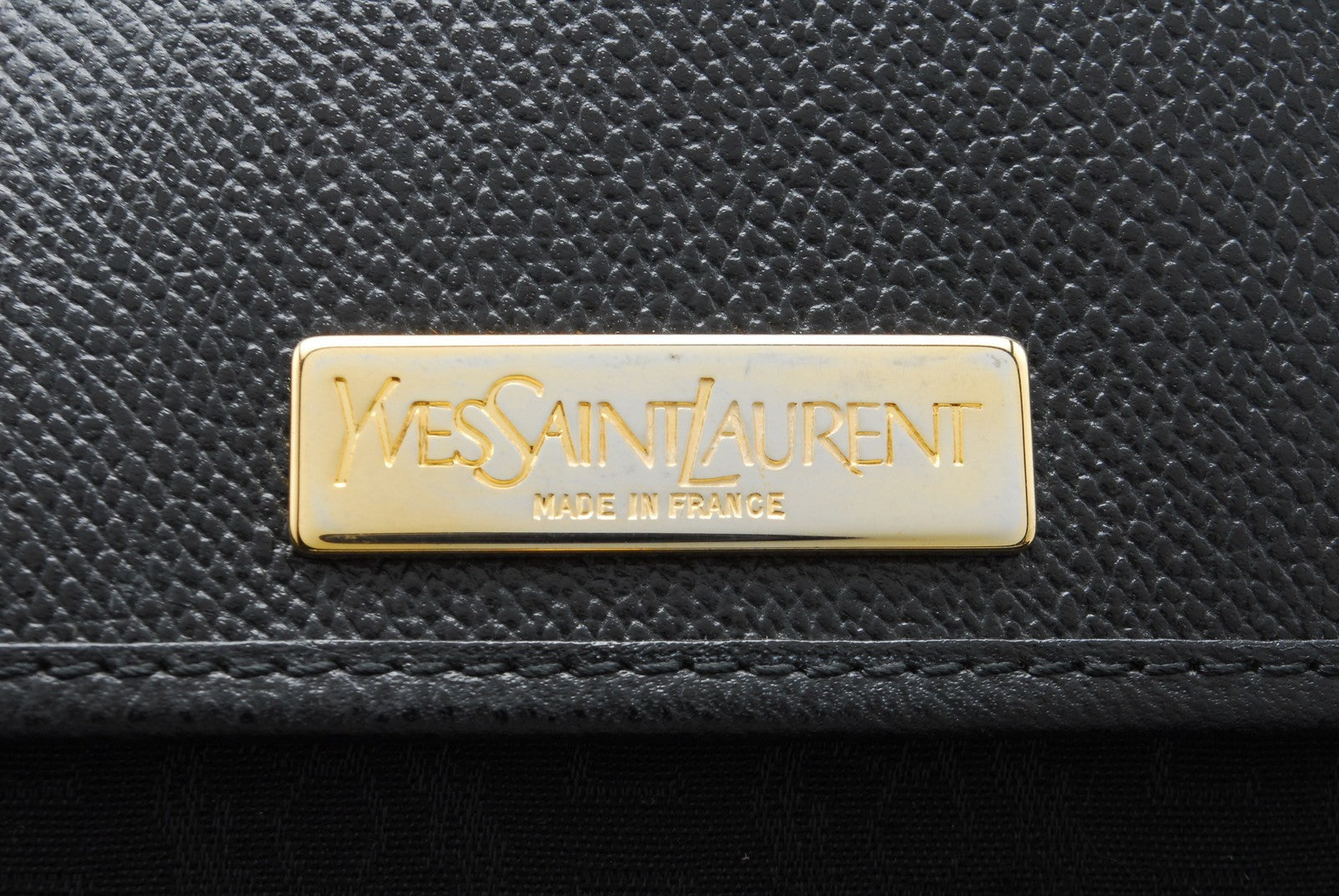Saint Laurent Yves Saint Laurent Shoulder Cross Body Bag - Black, Leather