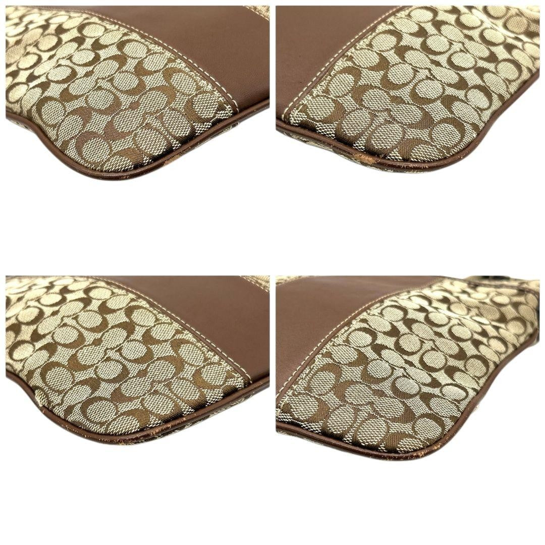Coach Shoulder Bag - Brown, Canvas