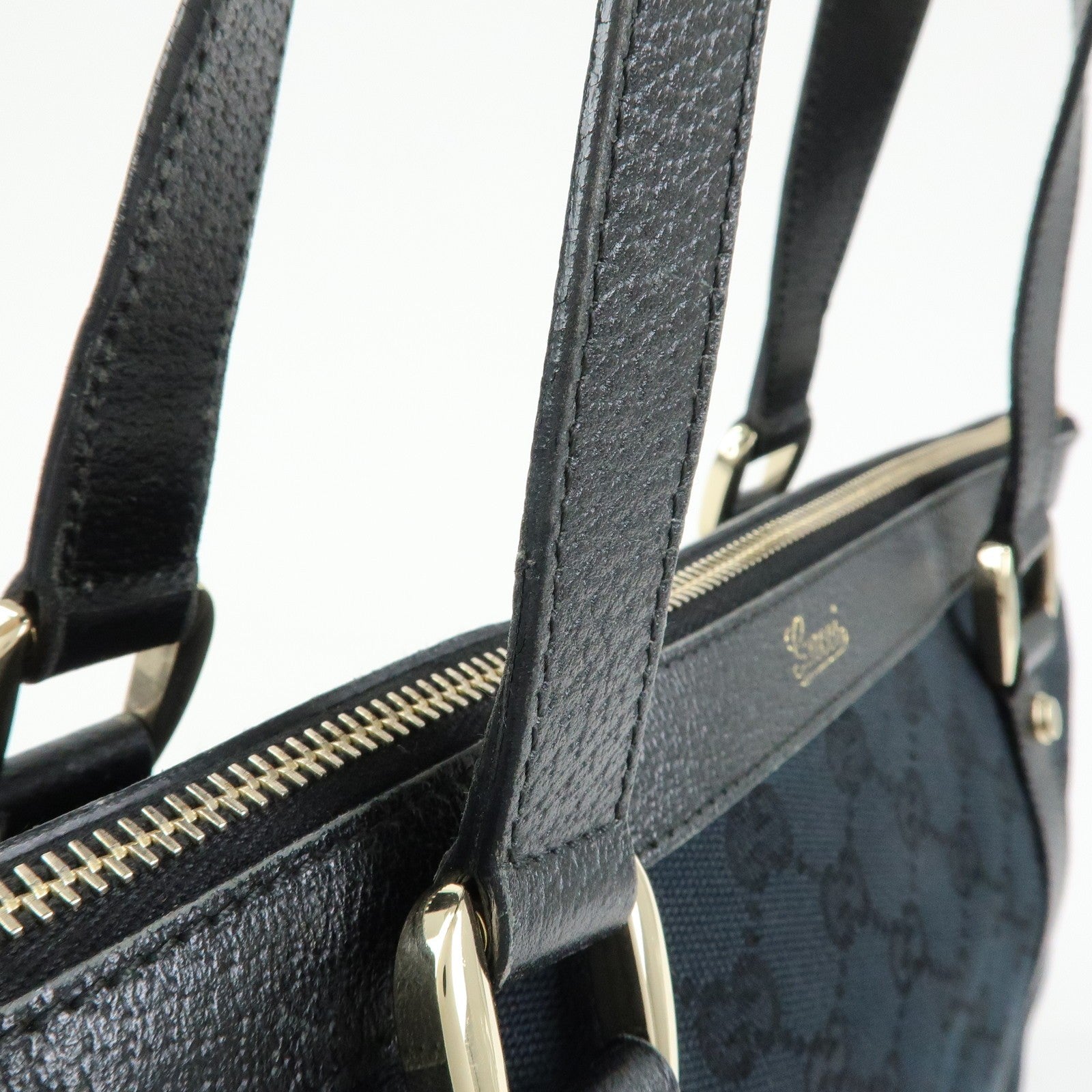 Gucci Abbey Tote Bag - Black, GG Canvas
