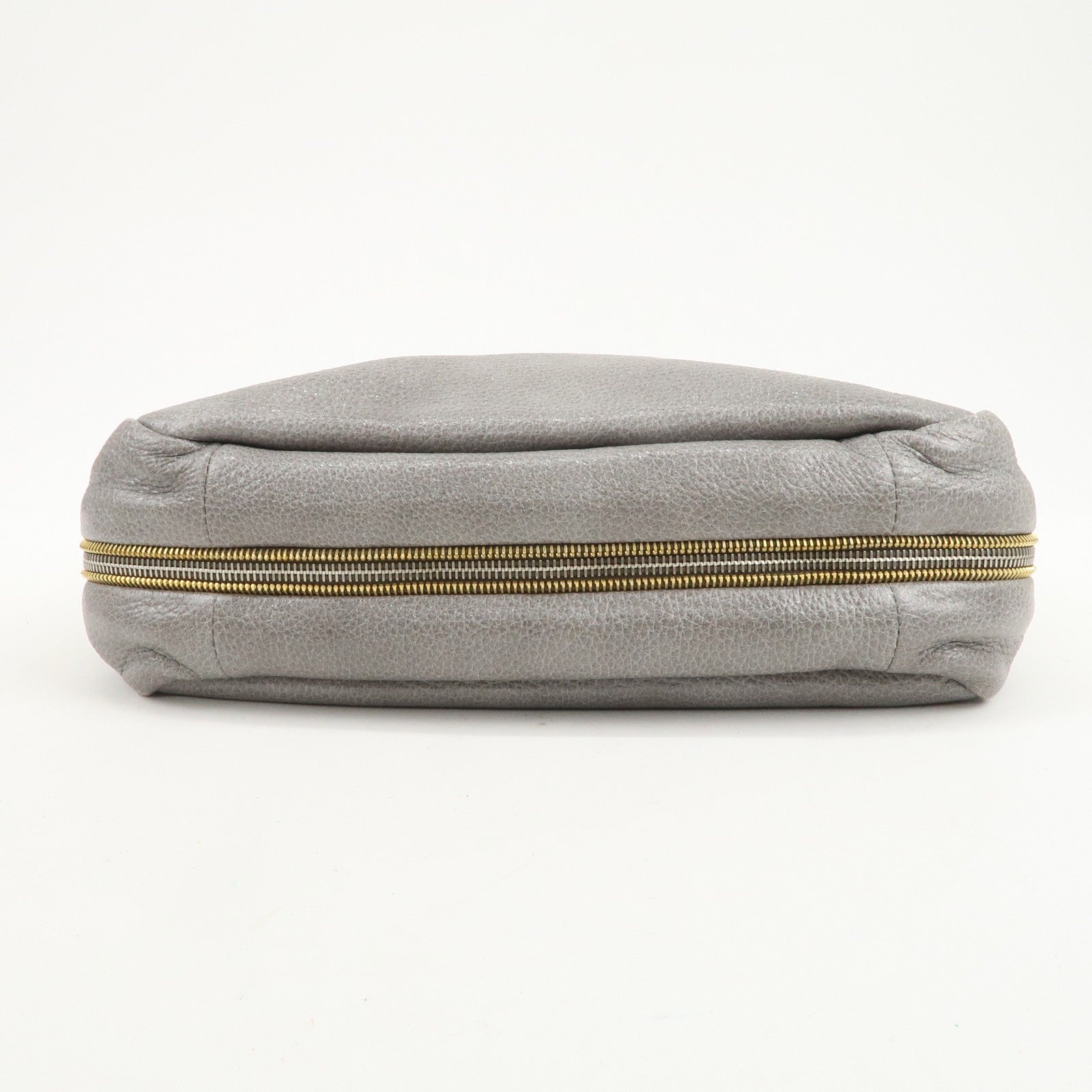 Prada Hand Bag - Gray, Leather