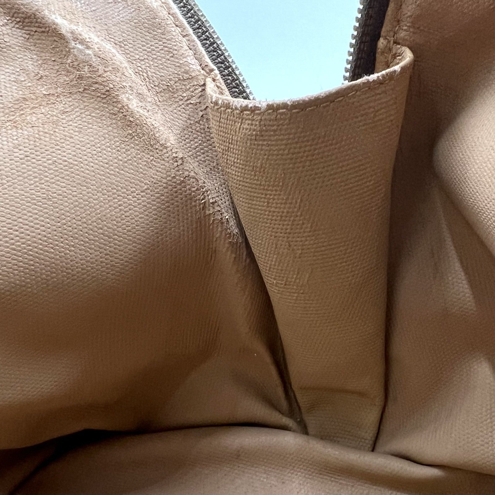 Gucci GG Supreme Hand Tote Bag - Beige Brown, PVC Leather