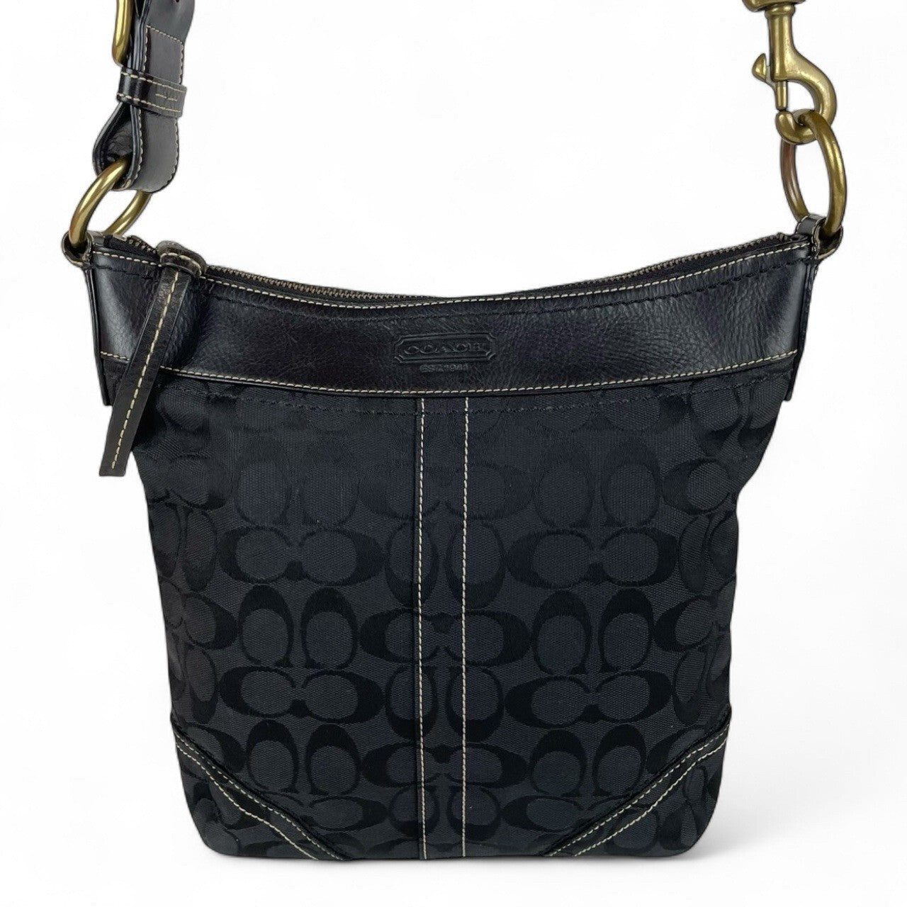 Coach Legacy Shoulder Bag - Black, Canvas