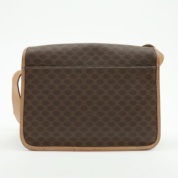Celine Macadam Shoulder Bag - Brown, PVC Leather 