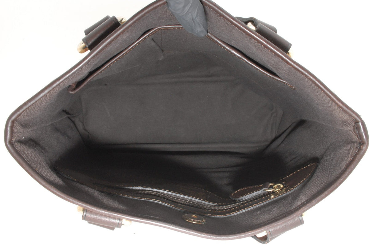 Burberry Nova Tote Bag - Beige, PVC Leather