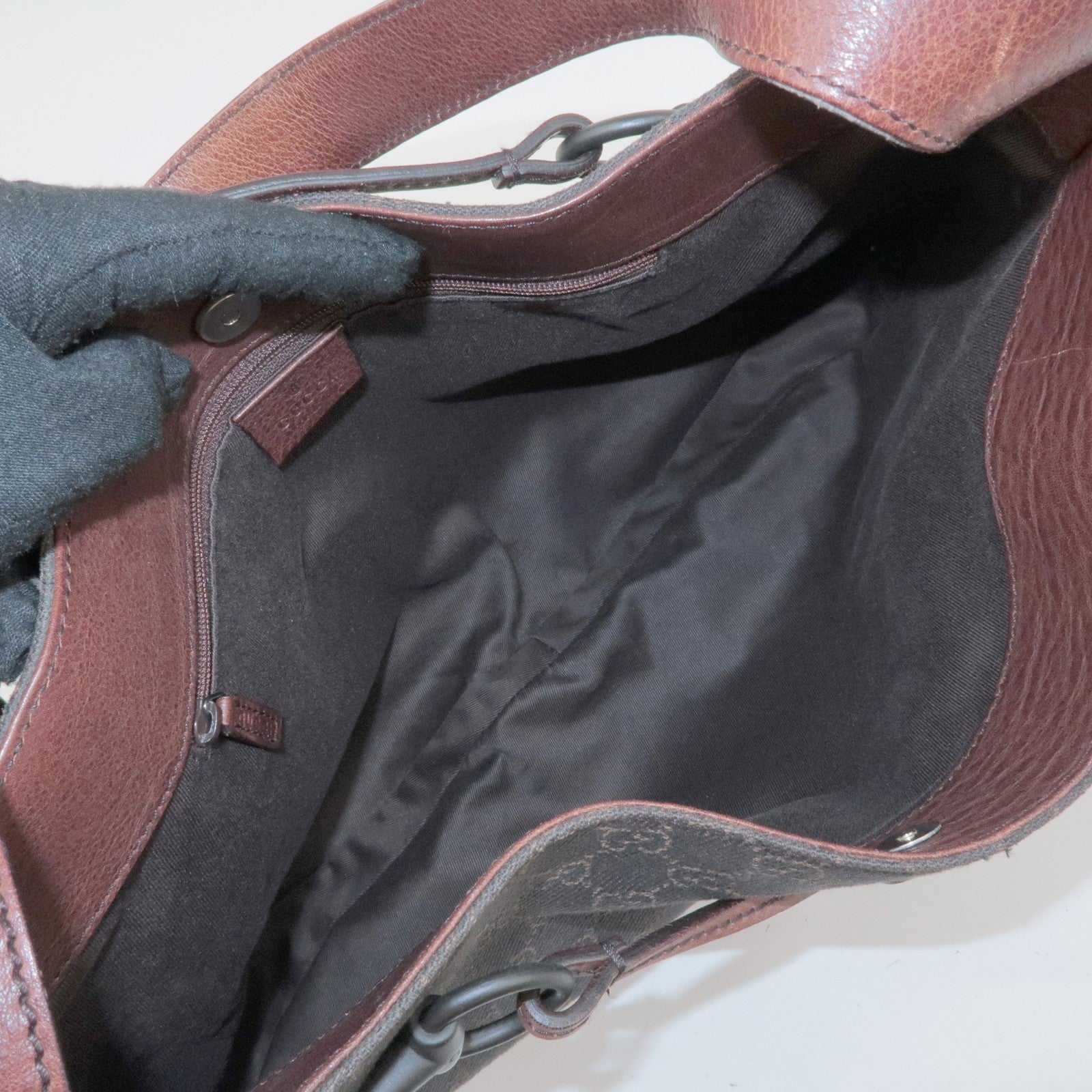 Gucci Shoulder Bag - Dark Brown, Leather 